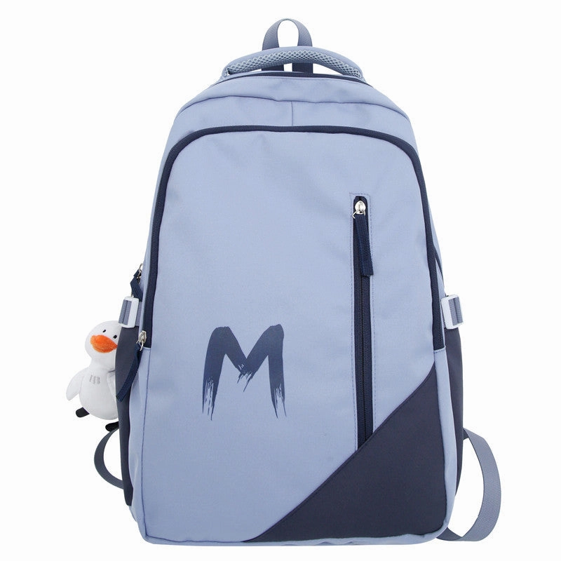 New contrast color trend large capacity backpack