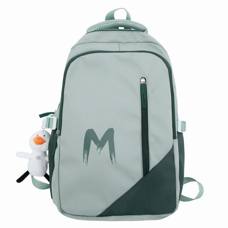 New contrast color trend large capacity backpack