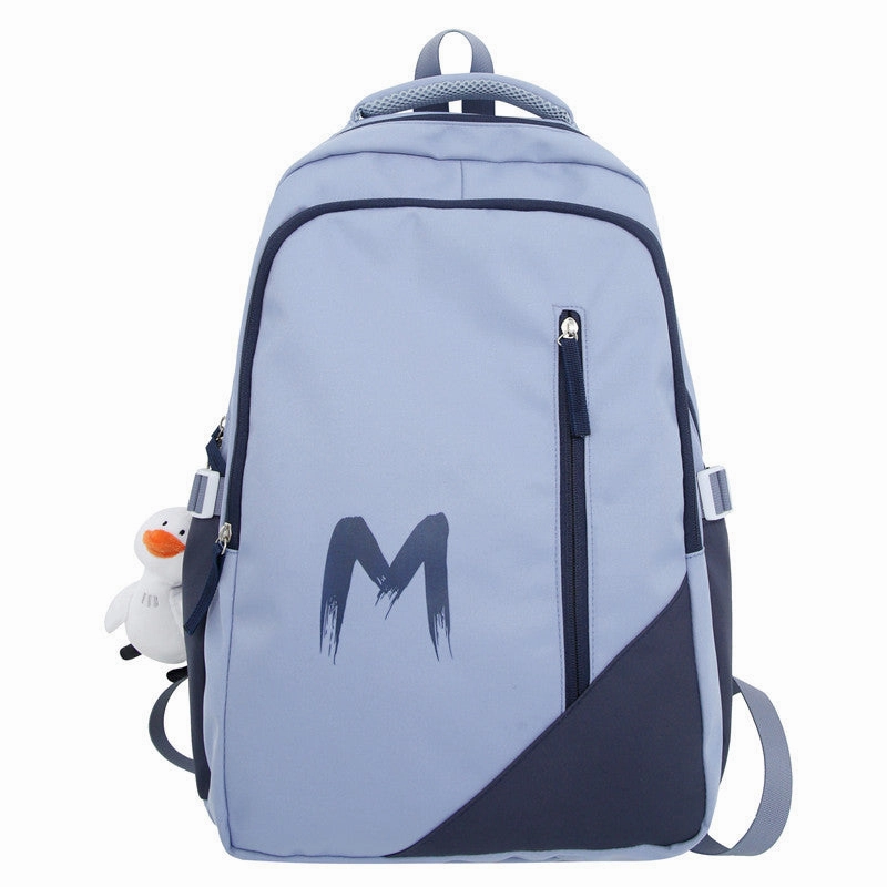 New contrast color trend large capacity backpack