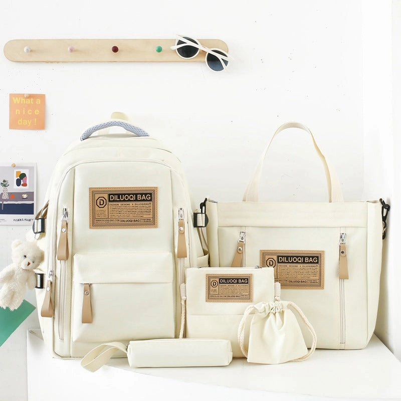 New five-piece backpack for men and women