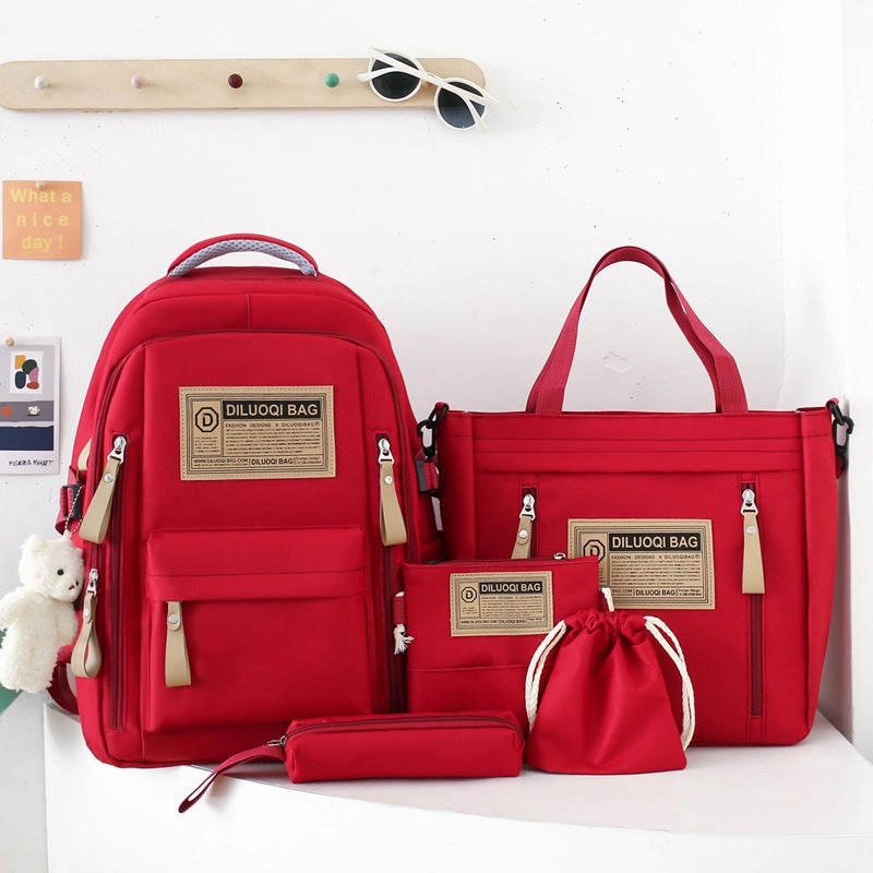 New five-piece backpack for men and women