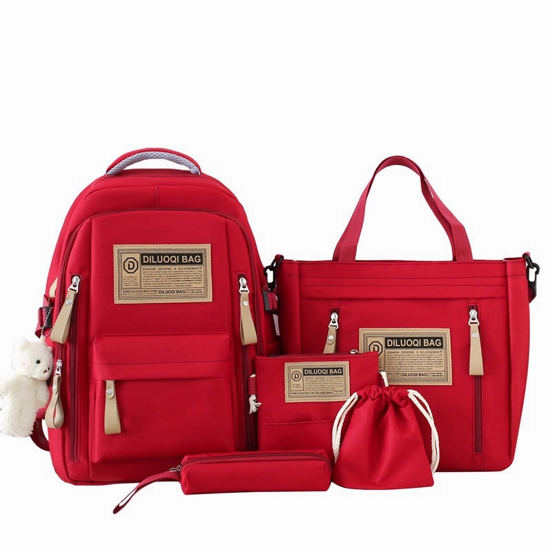 New five-piece backpack for men and women