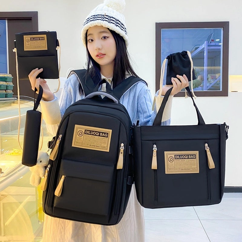 New five-piece backpack for men and women