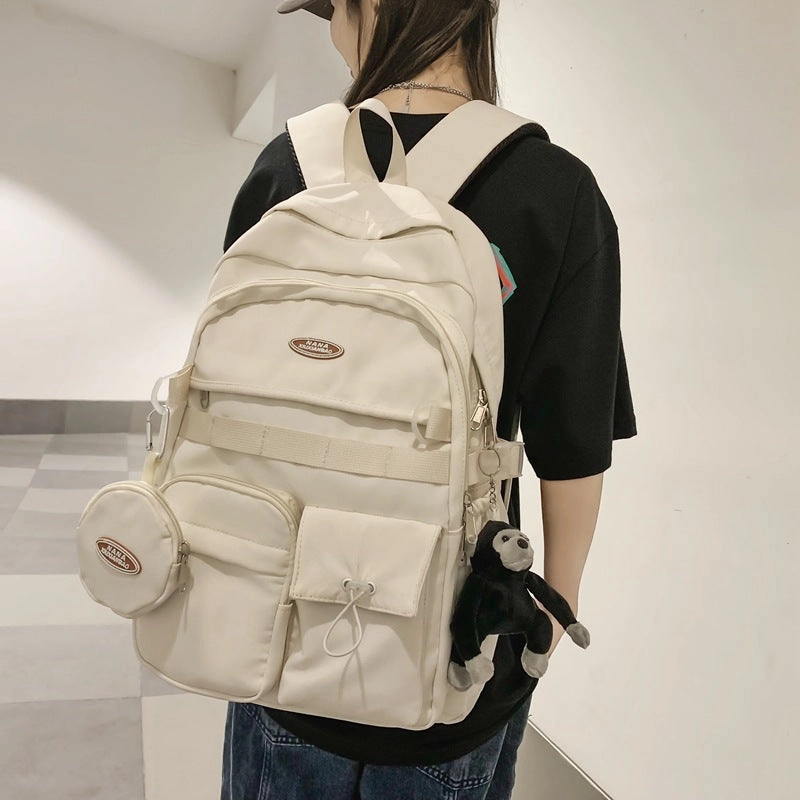 New style schoolbag for women simple large capacity backpack