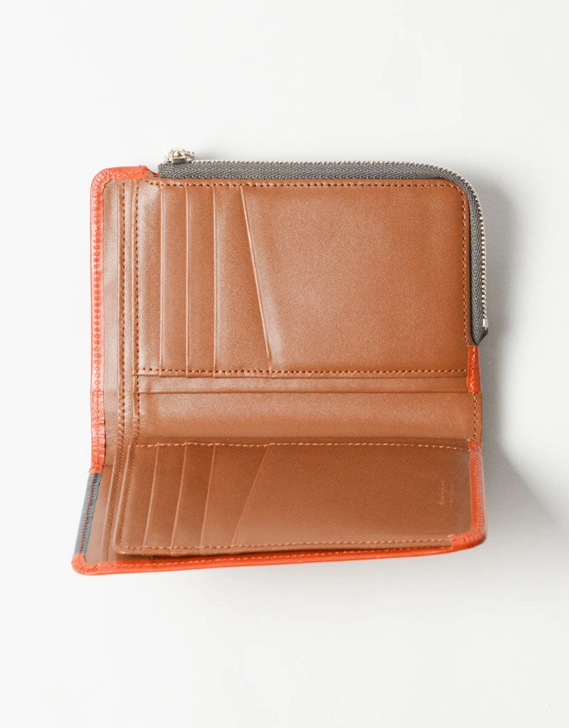 Notch Middle Zip Wallet No.223051