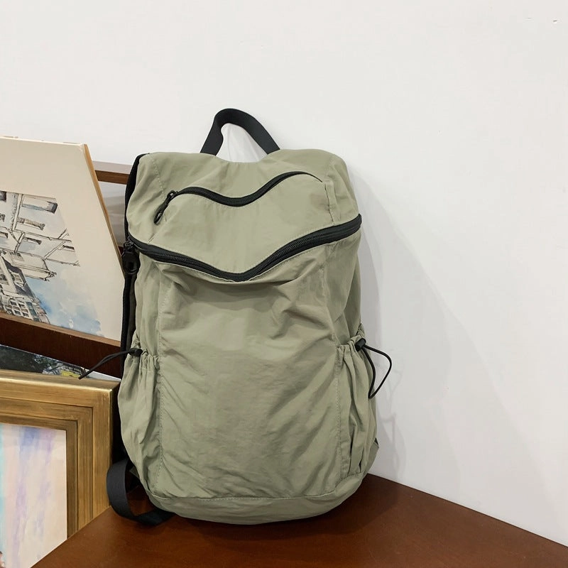 Nylon fabric backpack large capacity school bag