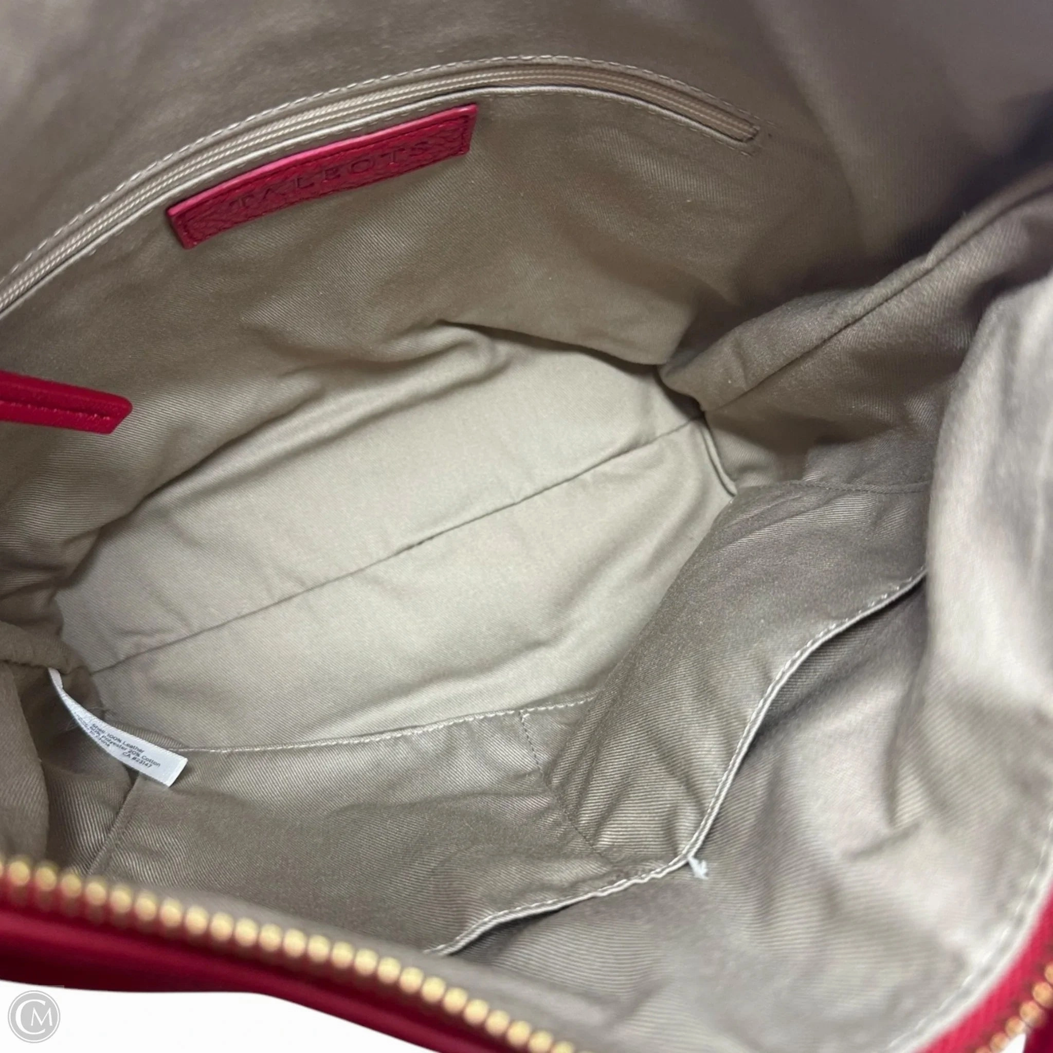 Pebble Leather Hobo Crossbody By Talbots, Size: Medium