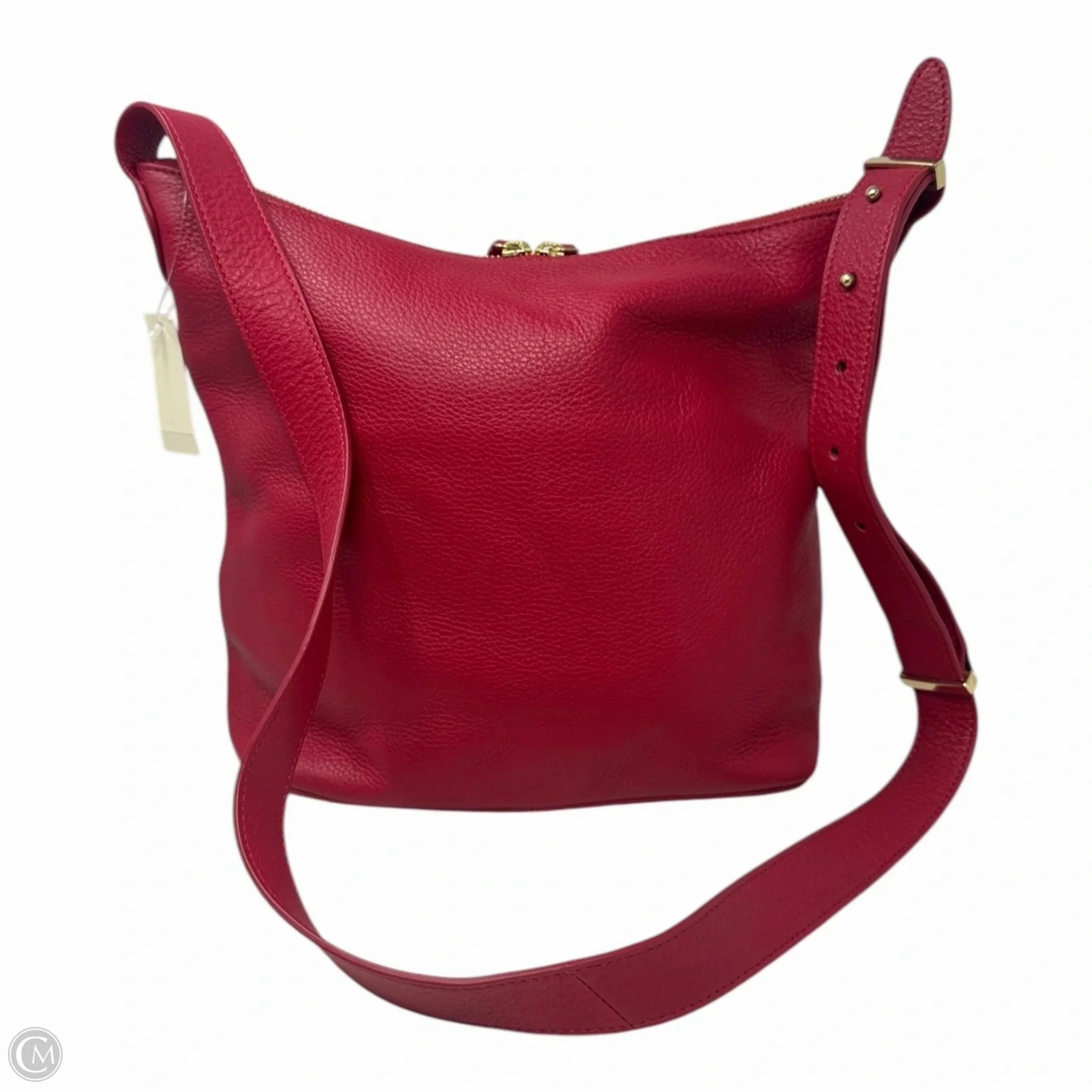 Pebble Leather Hobo Crossbody By Talbots, Size: Medium
