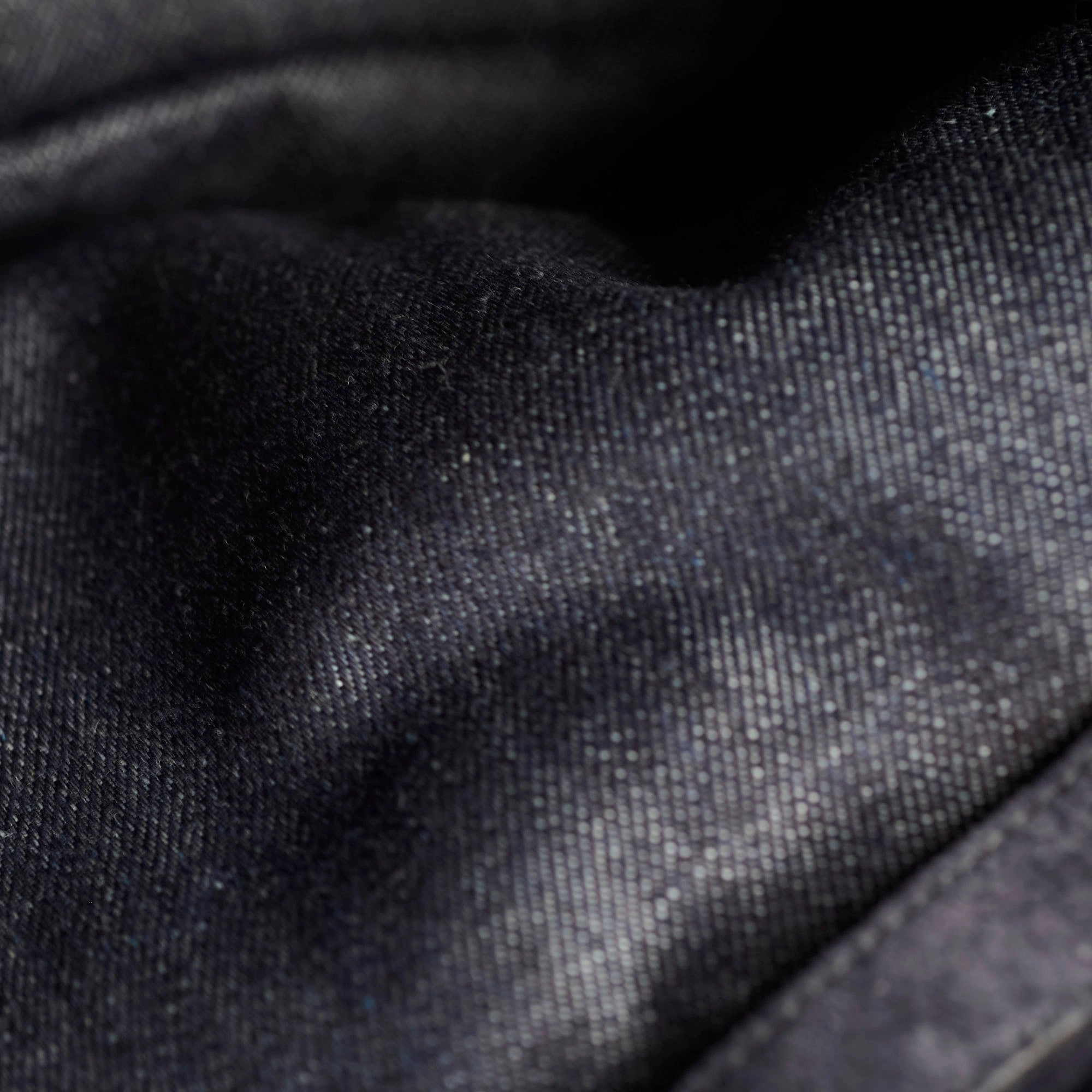 Prada Denim Double Zip Tote Navy