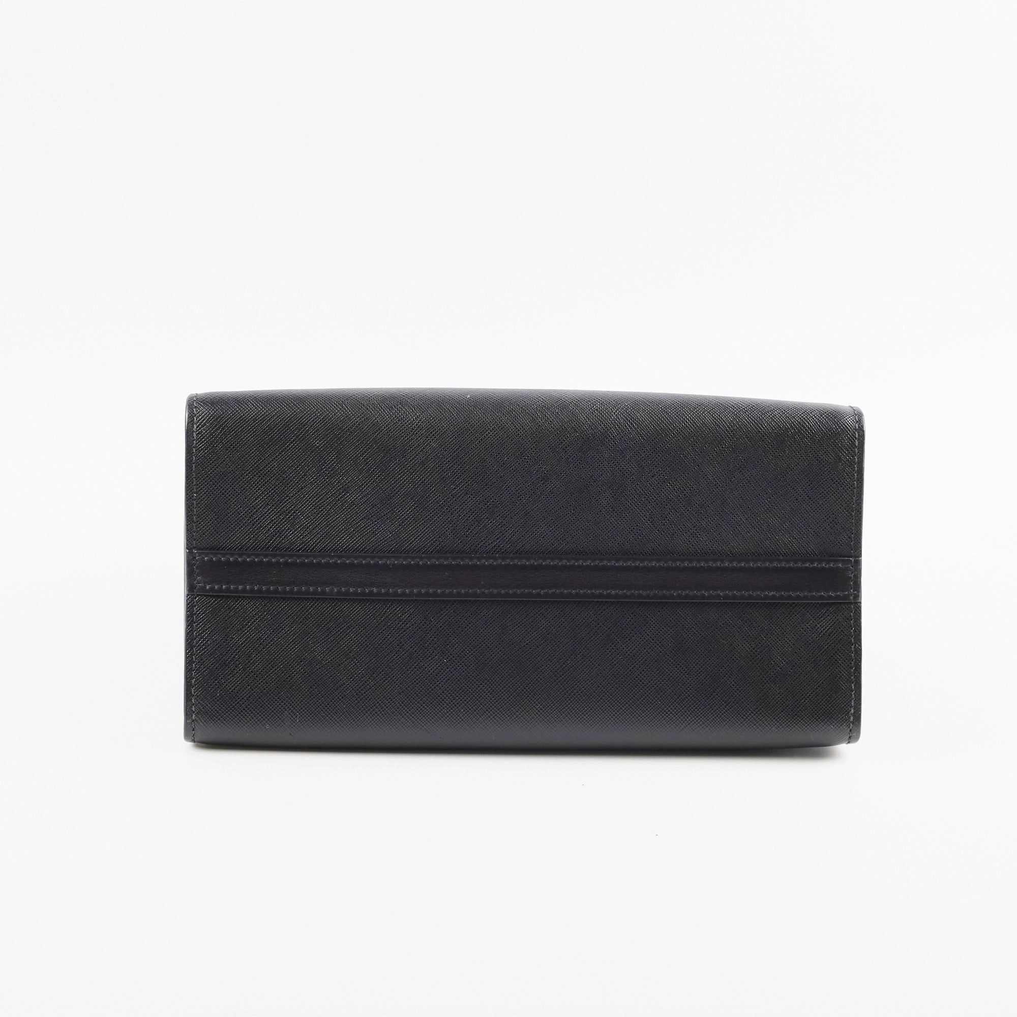 Prada Esplanade Tote Safiano with City  Calf Black