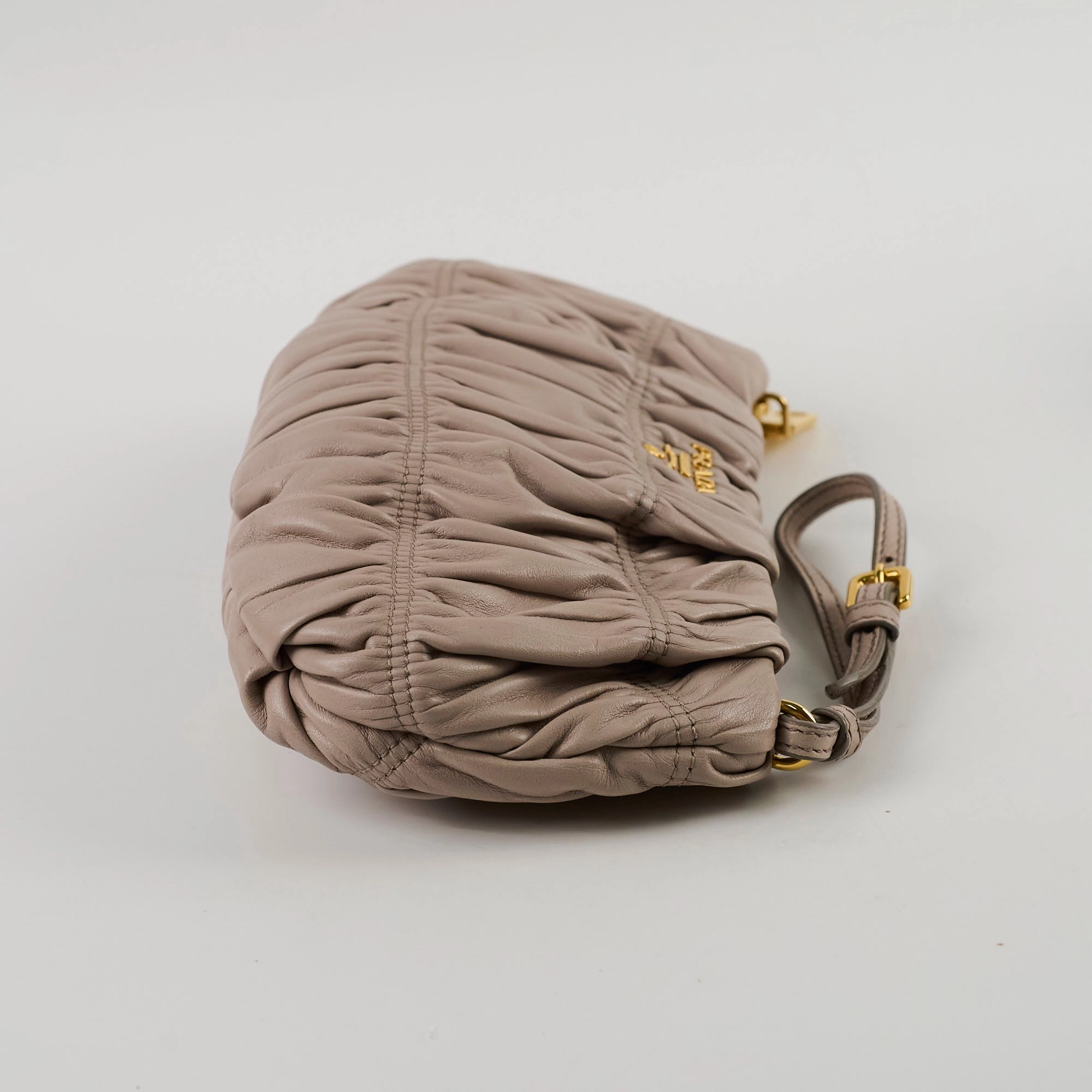 Prada Gaufre Clutch Grey