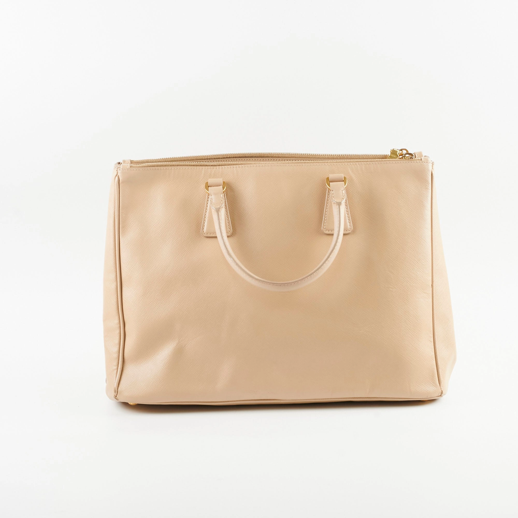 Prada Large Galleria Saffiano Beige Bag