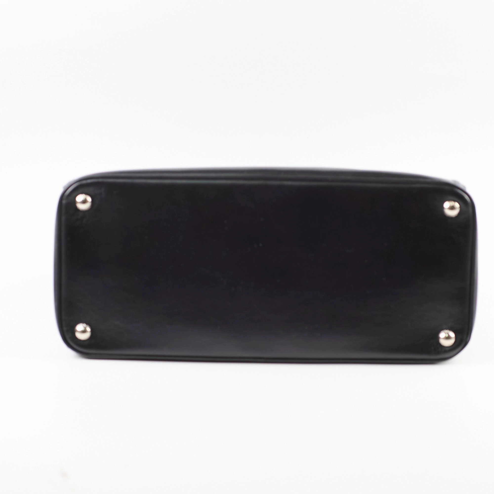 Prada Large Leather Tote Black