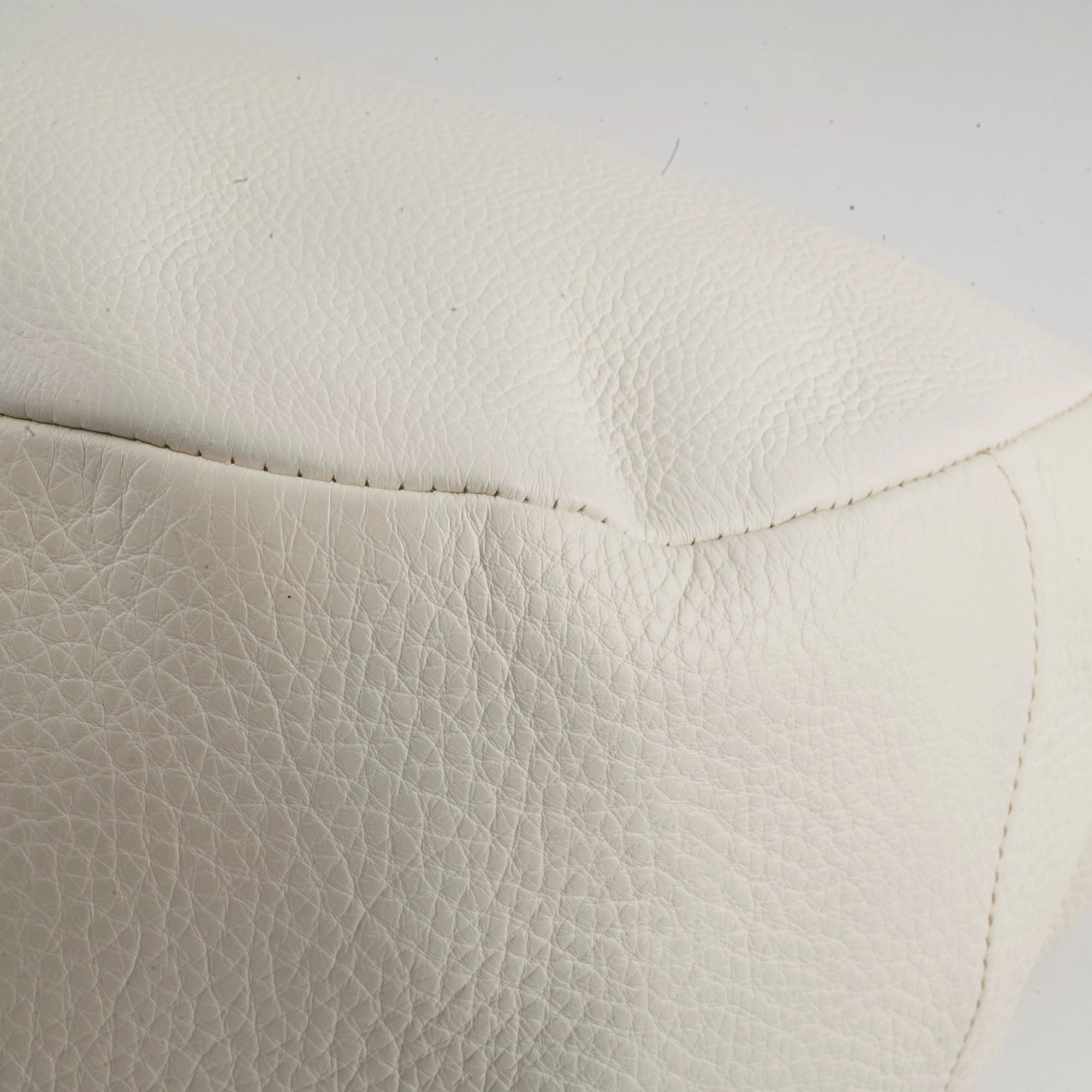 Prada Leather Shoulder Hobo Bag White