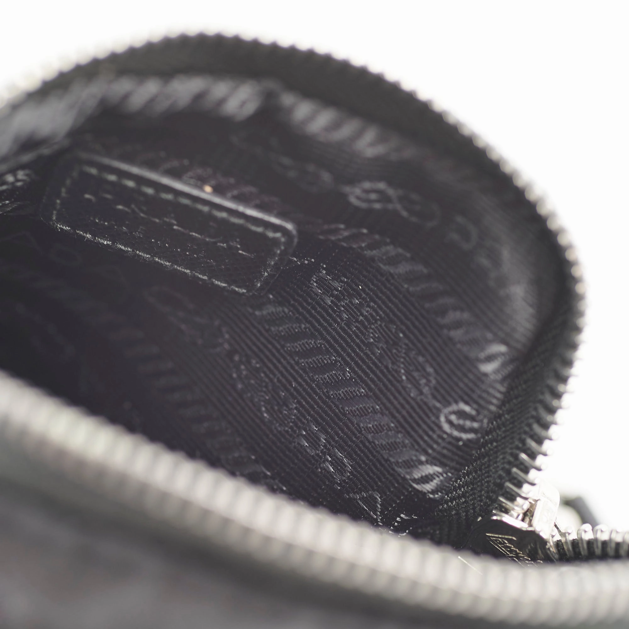 Prada Nylon Phone Case Crossbody Bag Black
