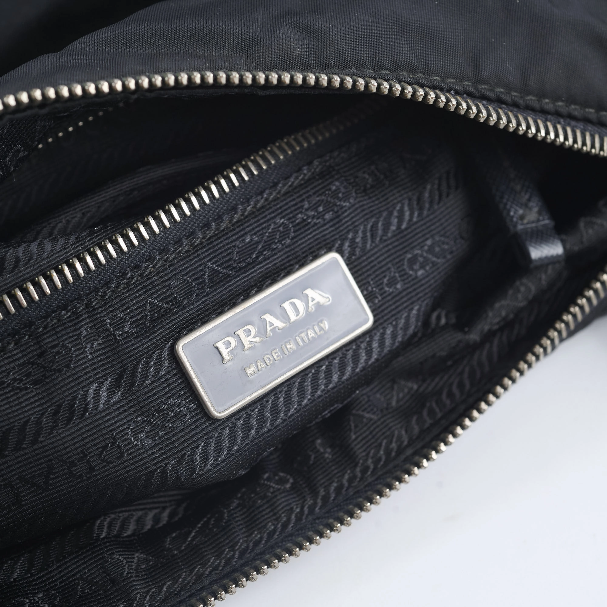 Prada Nylon Shoulder Bag Black