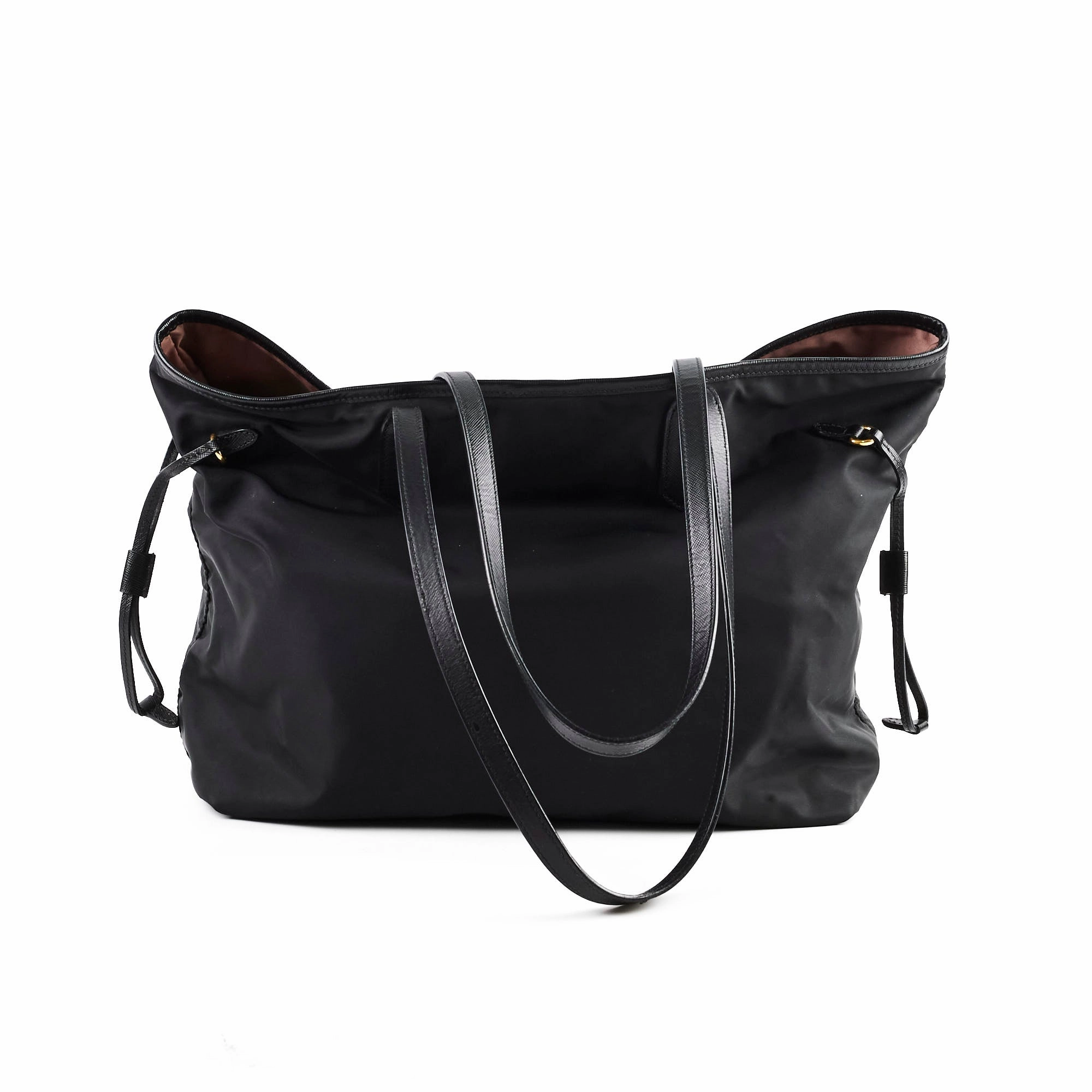 Prada Nylon Tote Bag Black