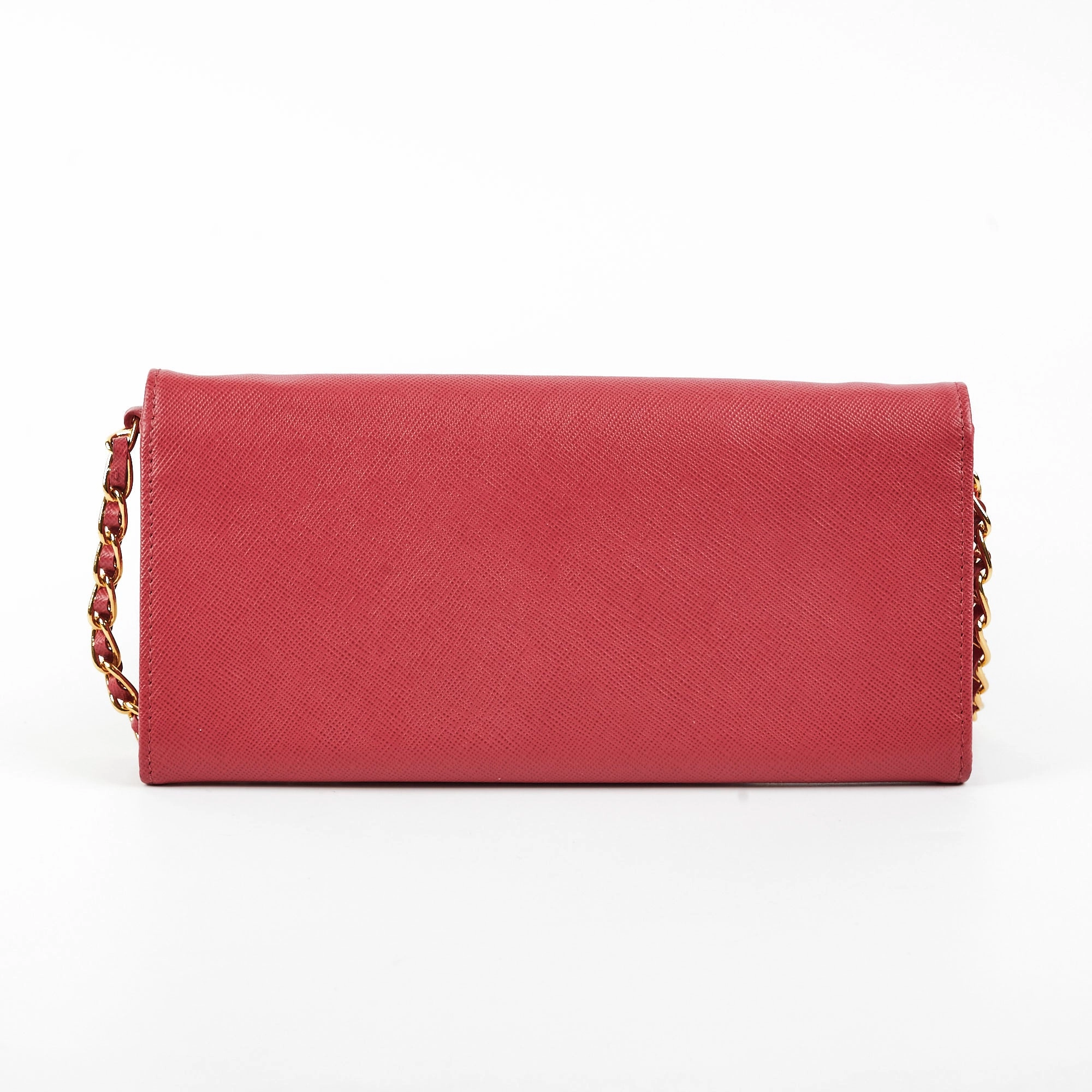 Prada Pink Long Wallet On Chain WOC