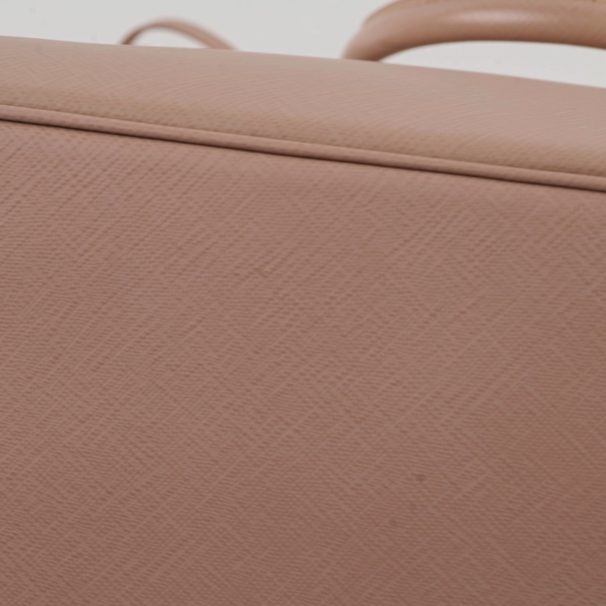 Prada Promenade Saffiano Pink Top Handle Bag