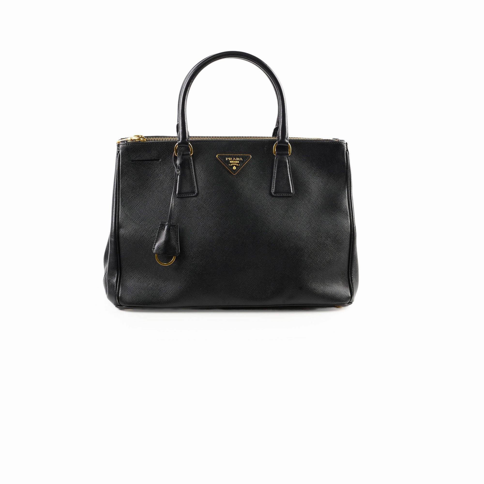 Prada Saffiano Black Tote Large
