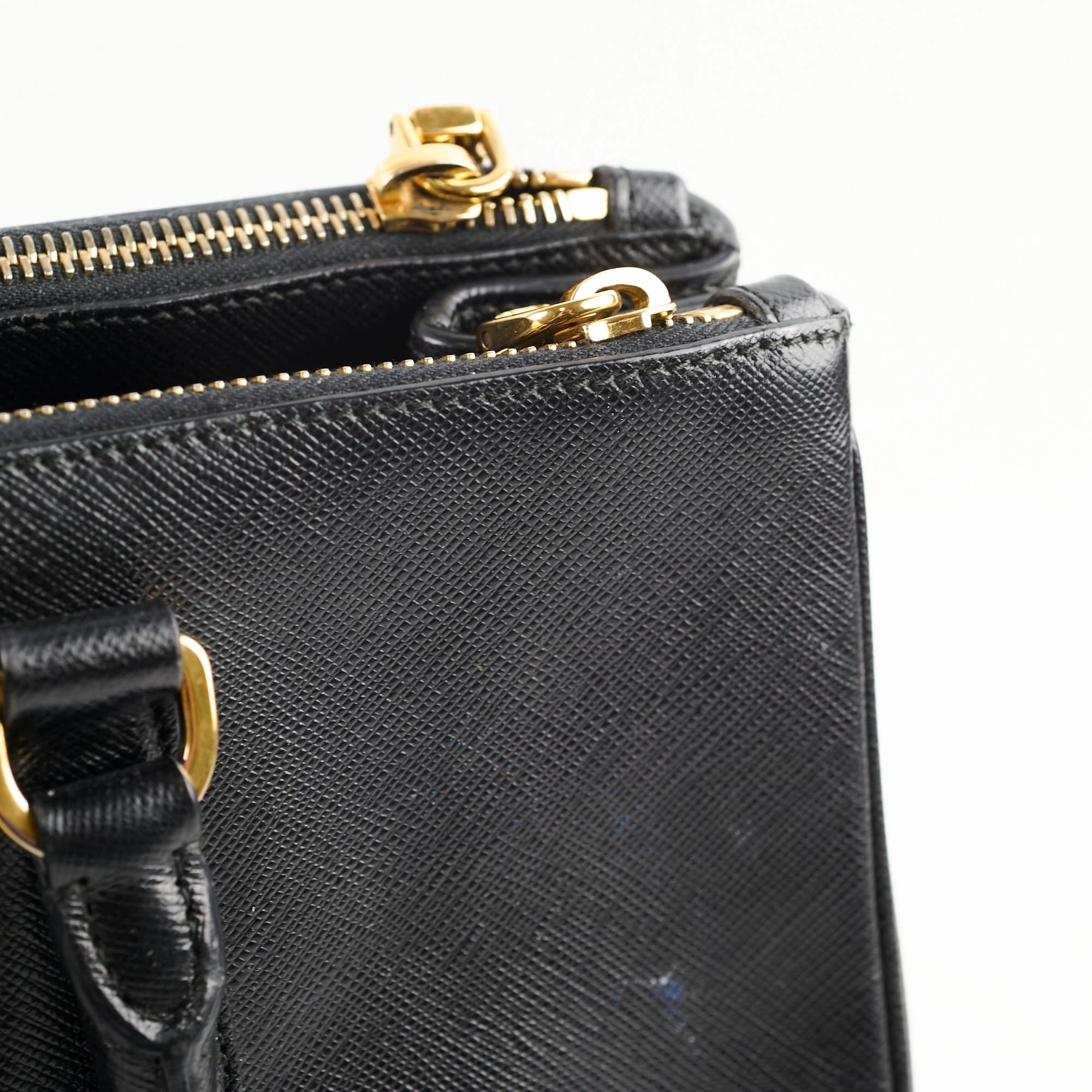 Prada Saffiano Black Tote Large