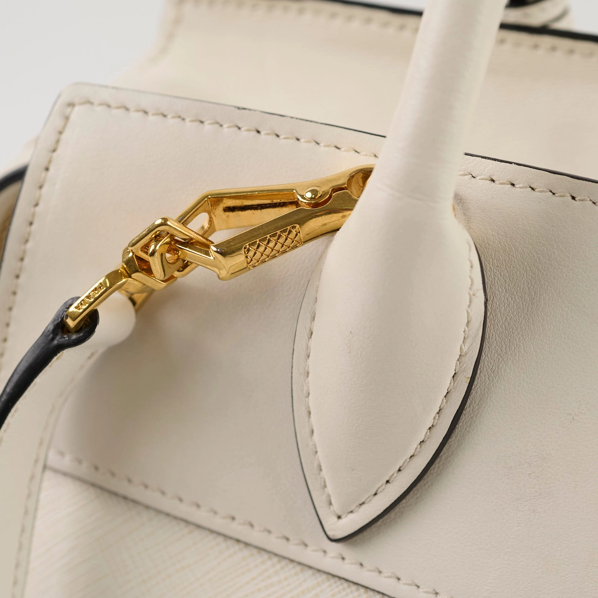 Prada Saffiano Tote Bag White