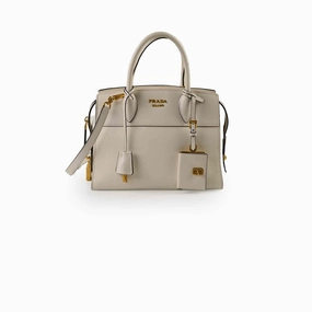 Prada Saffiano Tote Bag White