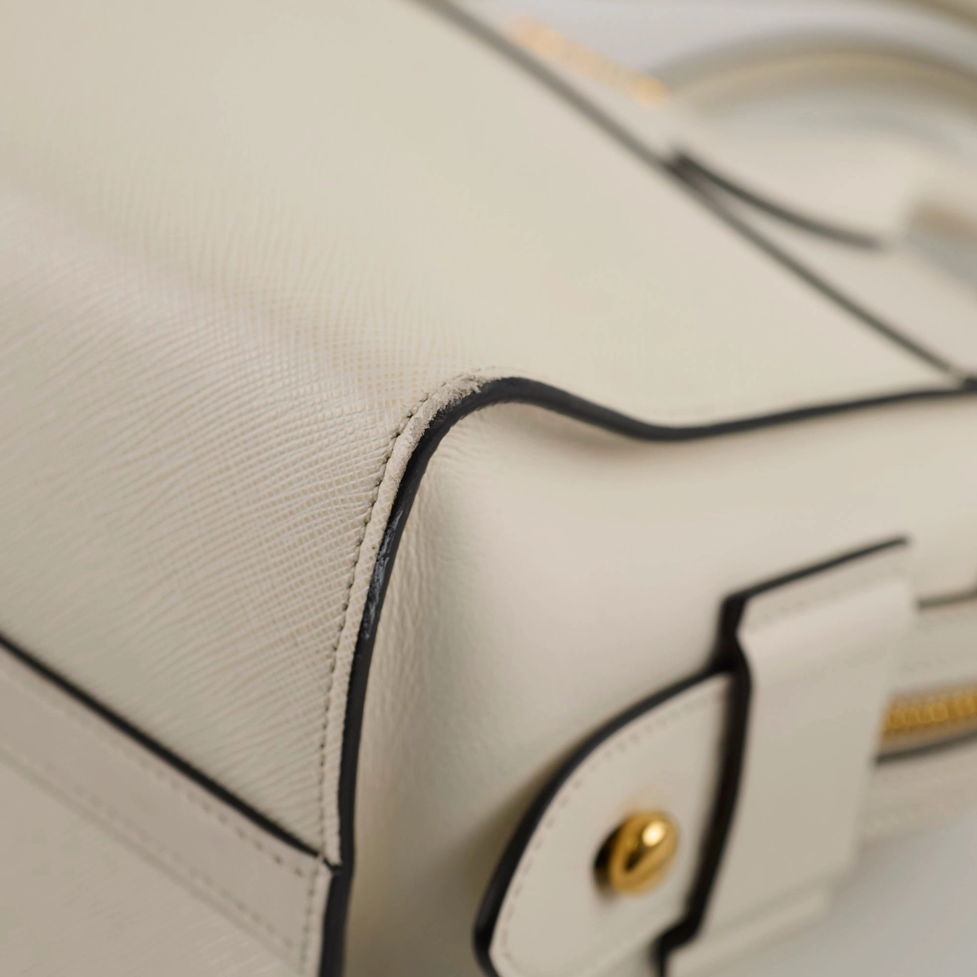Prada Saffiano Tote Bag White