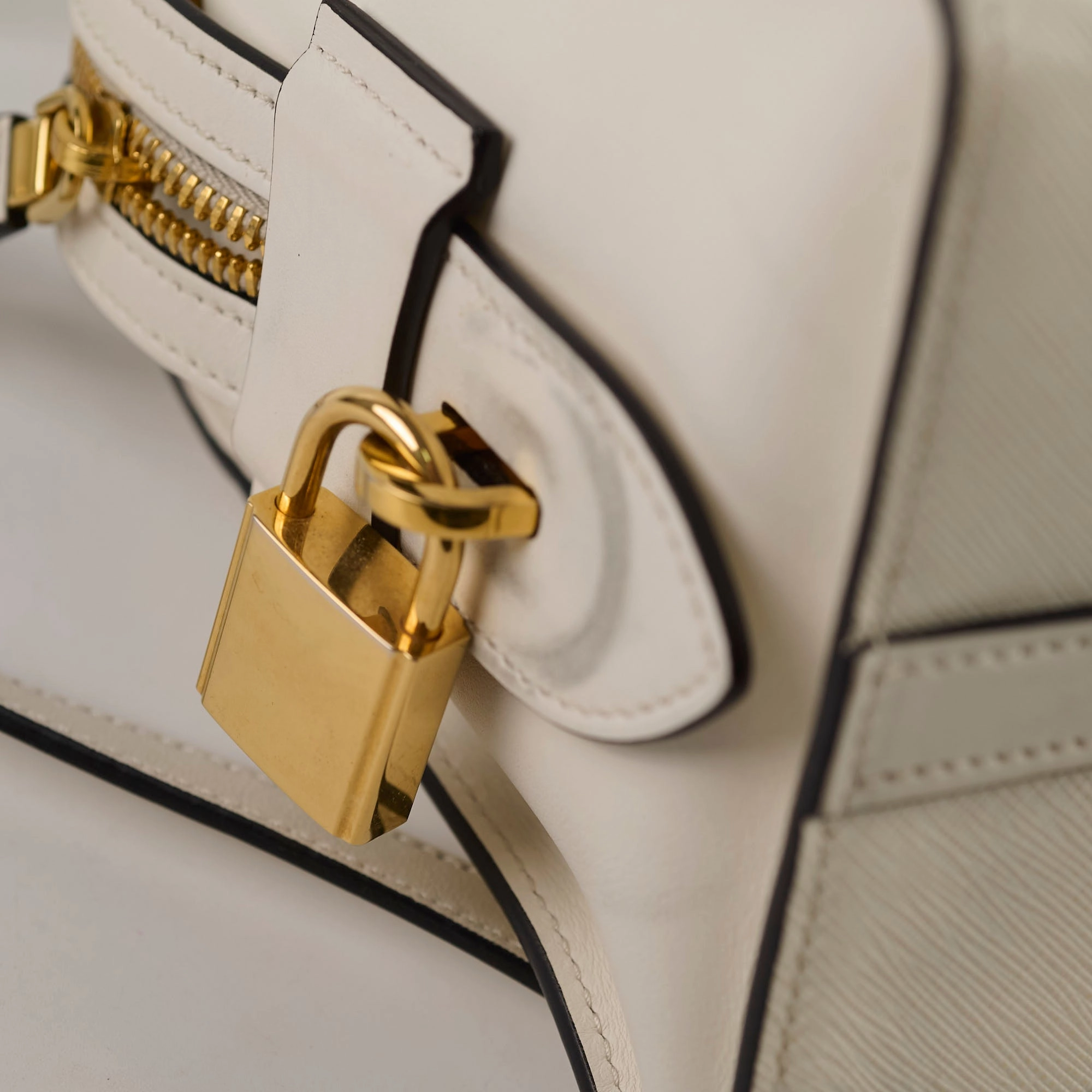 Prada Saffiano Tote Bag White
