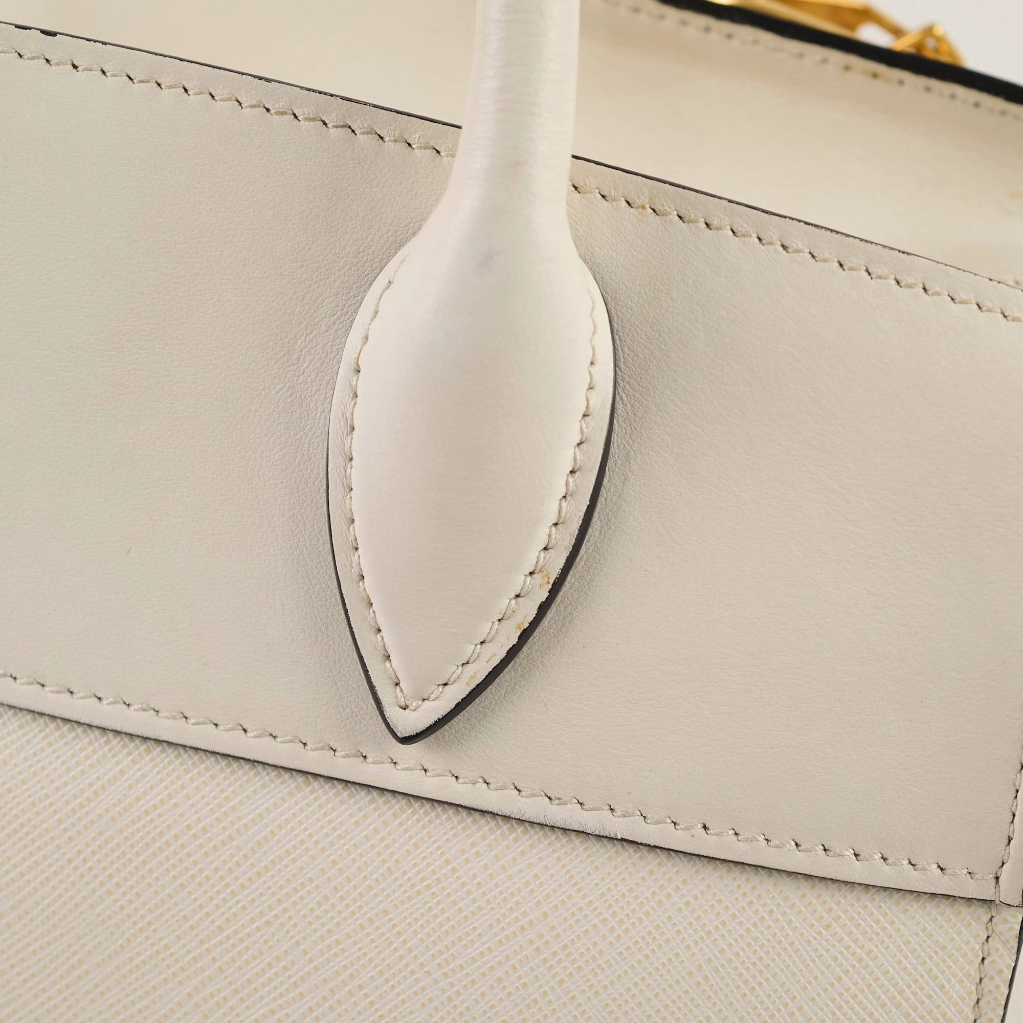 Prada Saffiano Tote Bag White