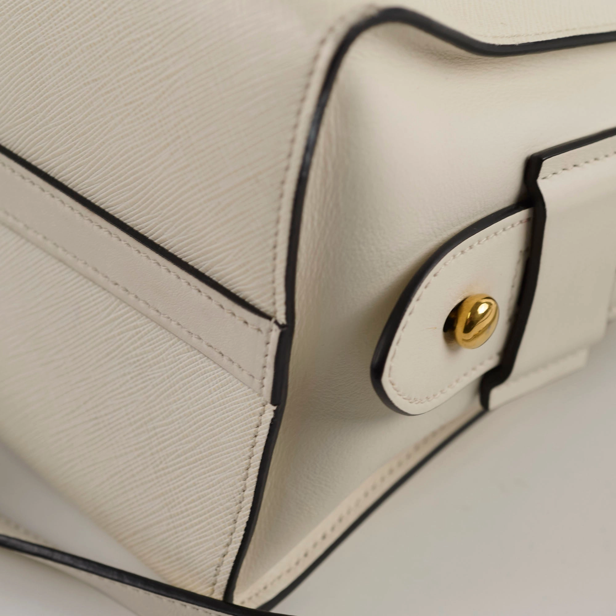 Prada Saffiano Tote Bag White