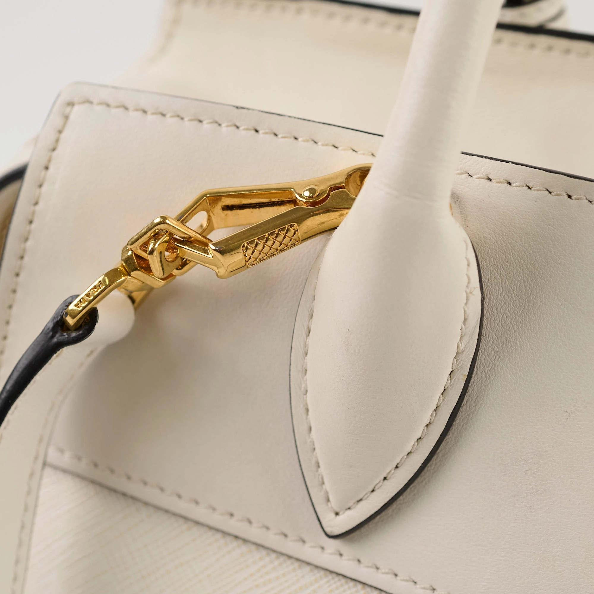 Prada Saffiano Tote Bag White