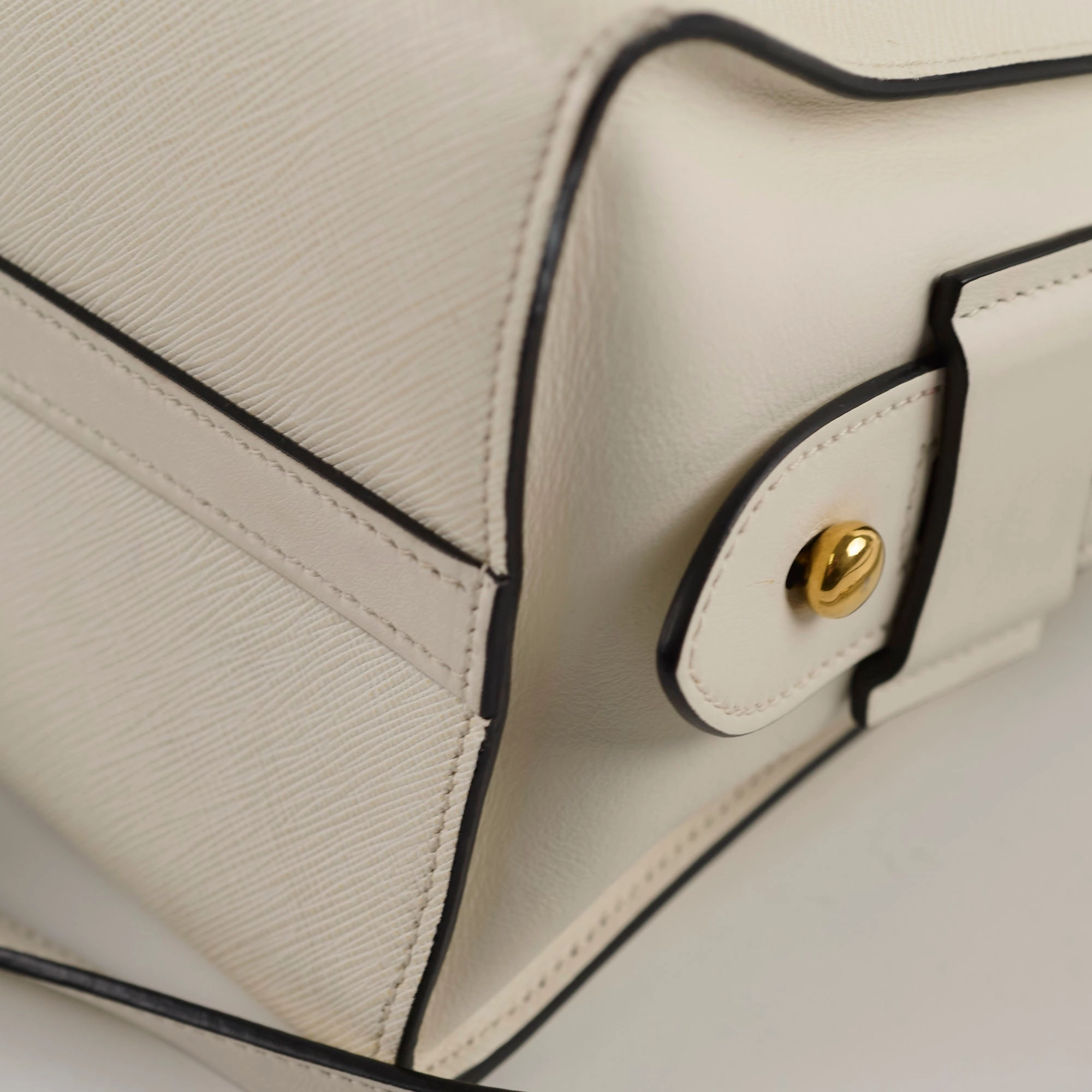 Prada Saffiano Tote Bag White