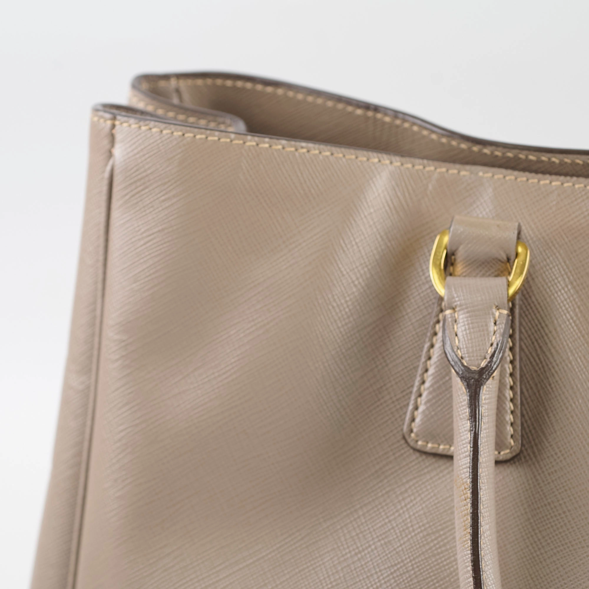 Prada Saffiano Tote Grey