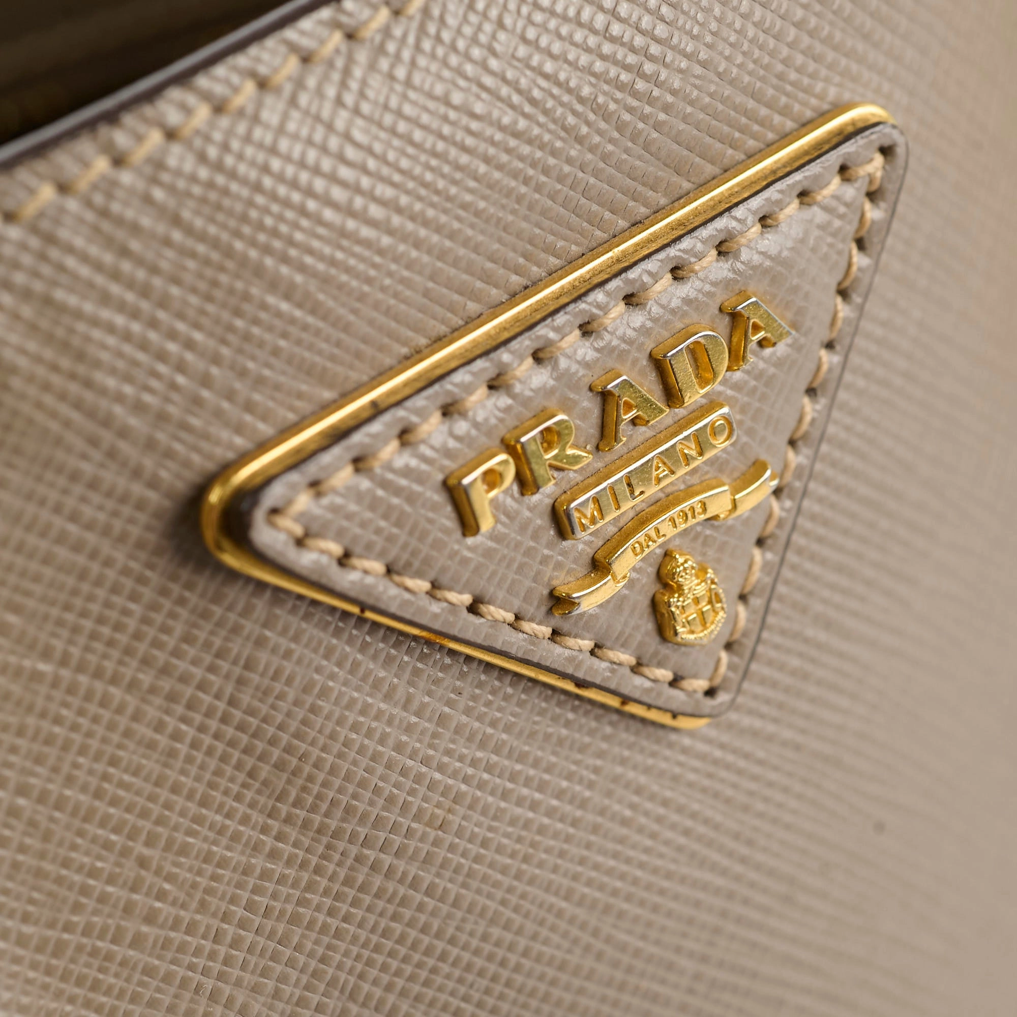 Prada Saffiano Tote Grey
