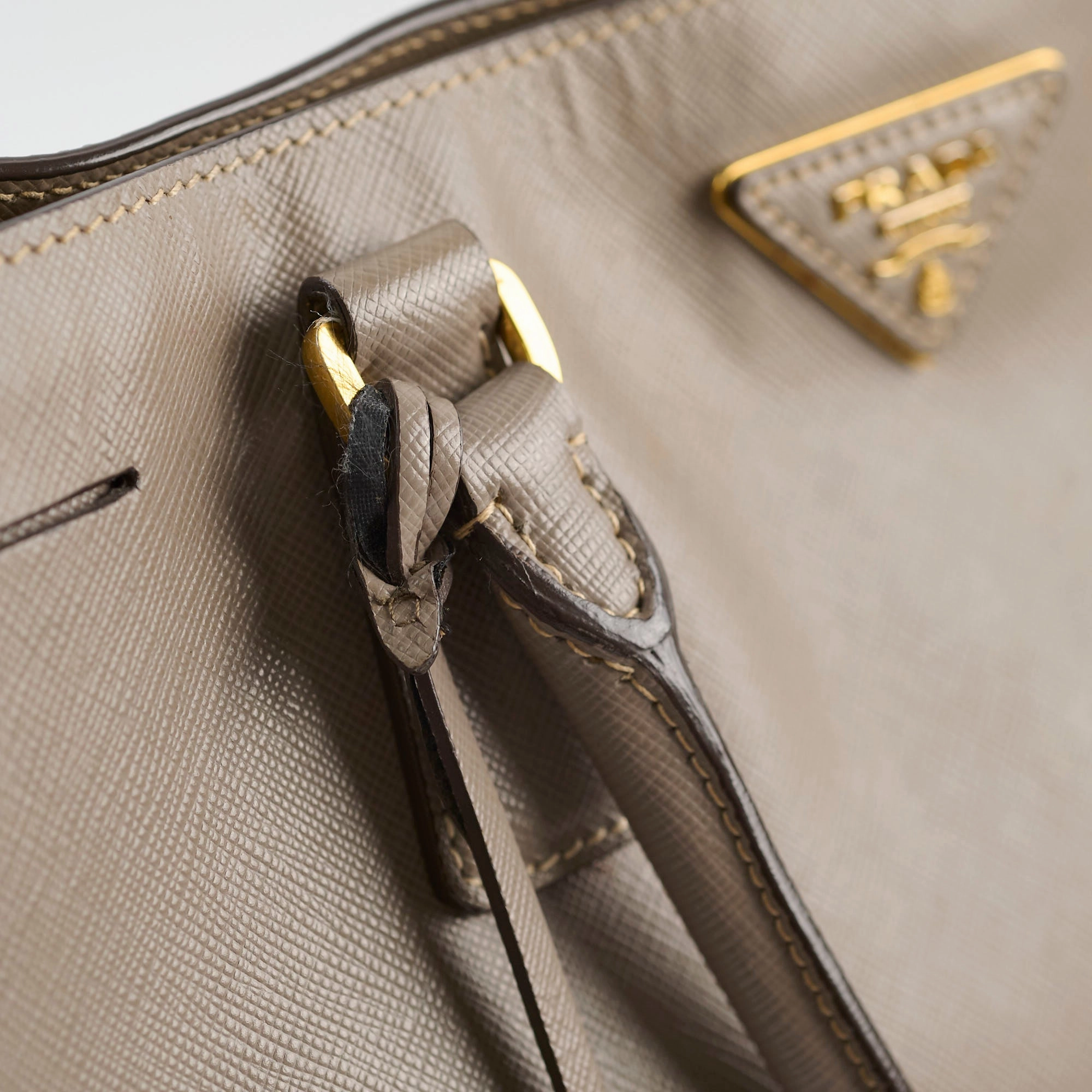 Prada Saffiano Tote Grey