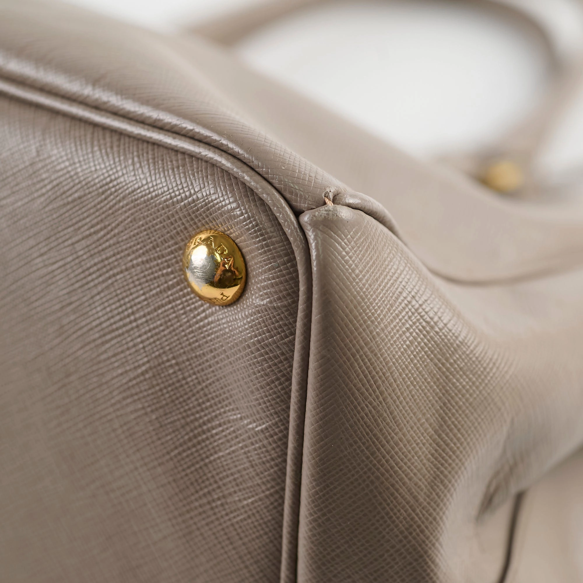 Prada Saffiano Tote Grey