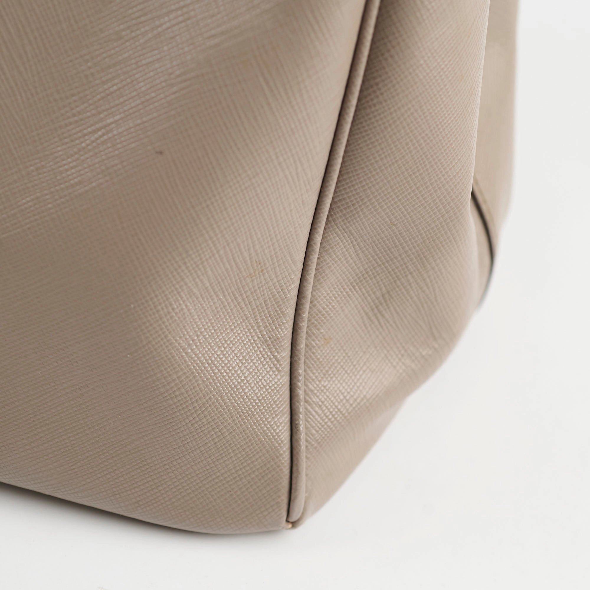 Prada Saffiano Tote Grey