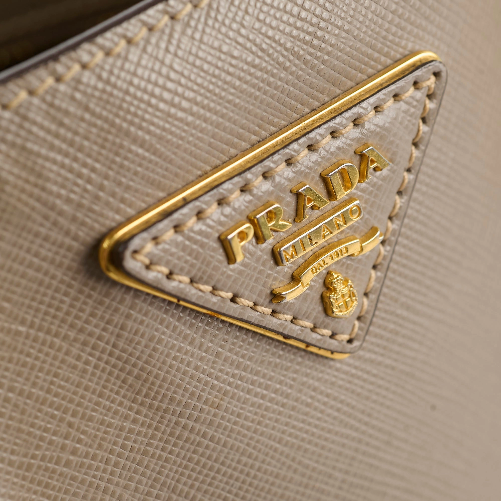 Prada Saffiano Tote Grey