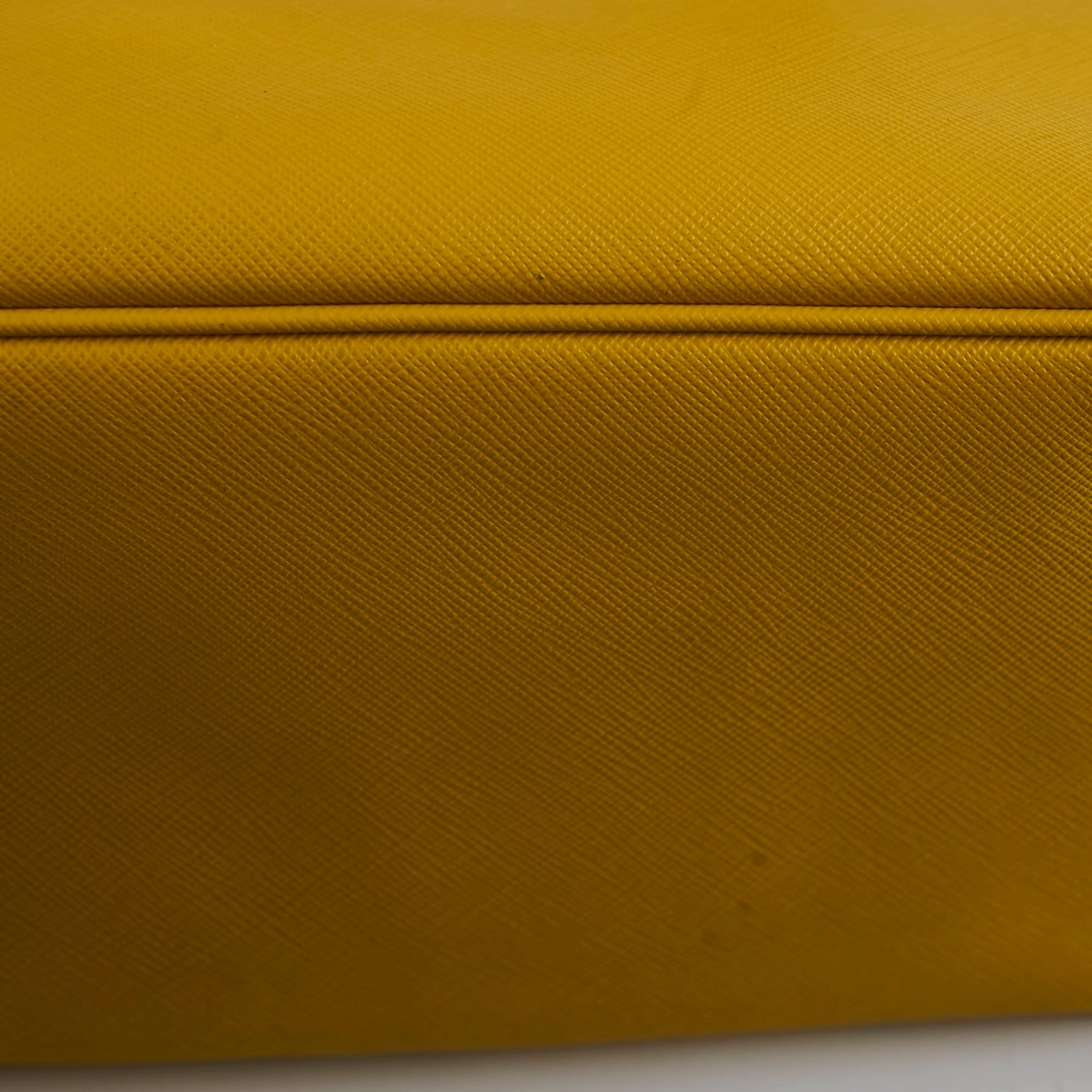 Prada Saffiano Tote Yellow