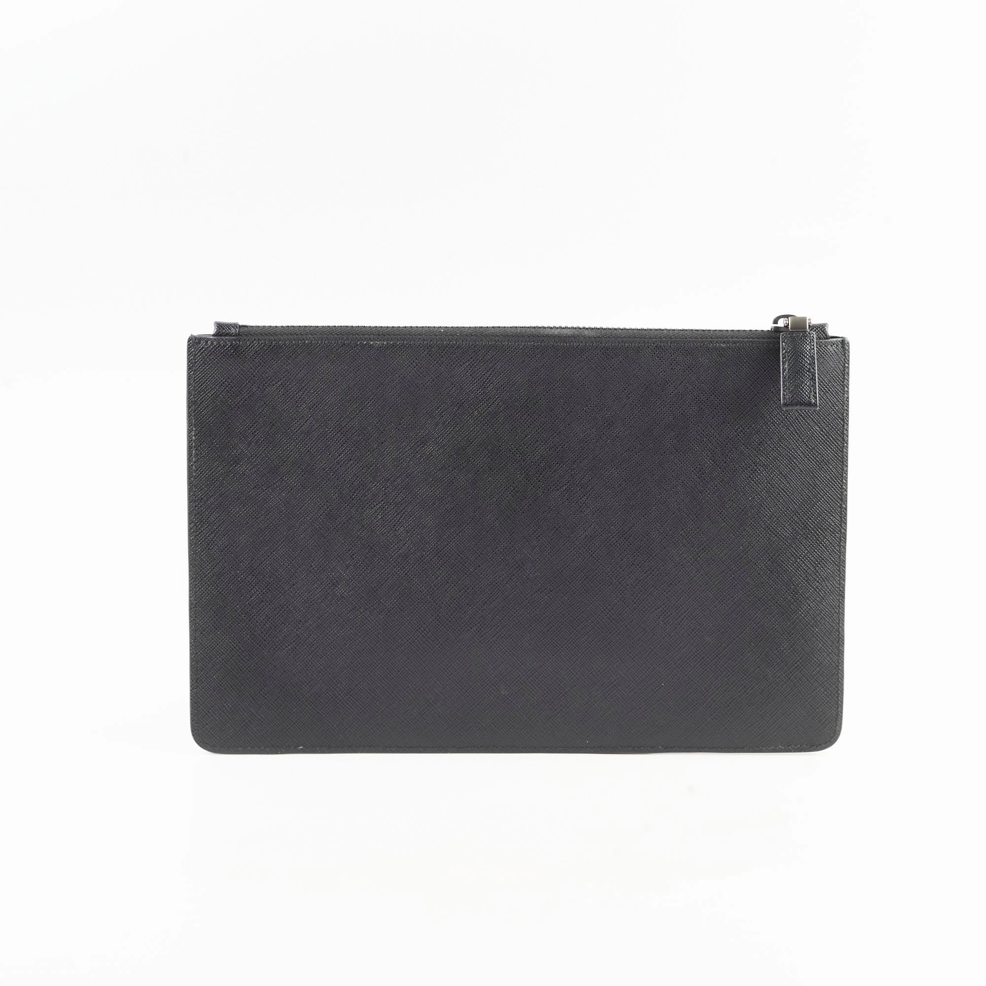 Prada Safiano Clutch