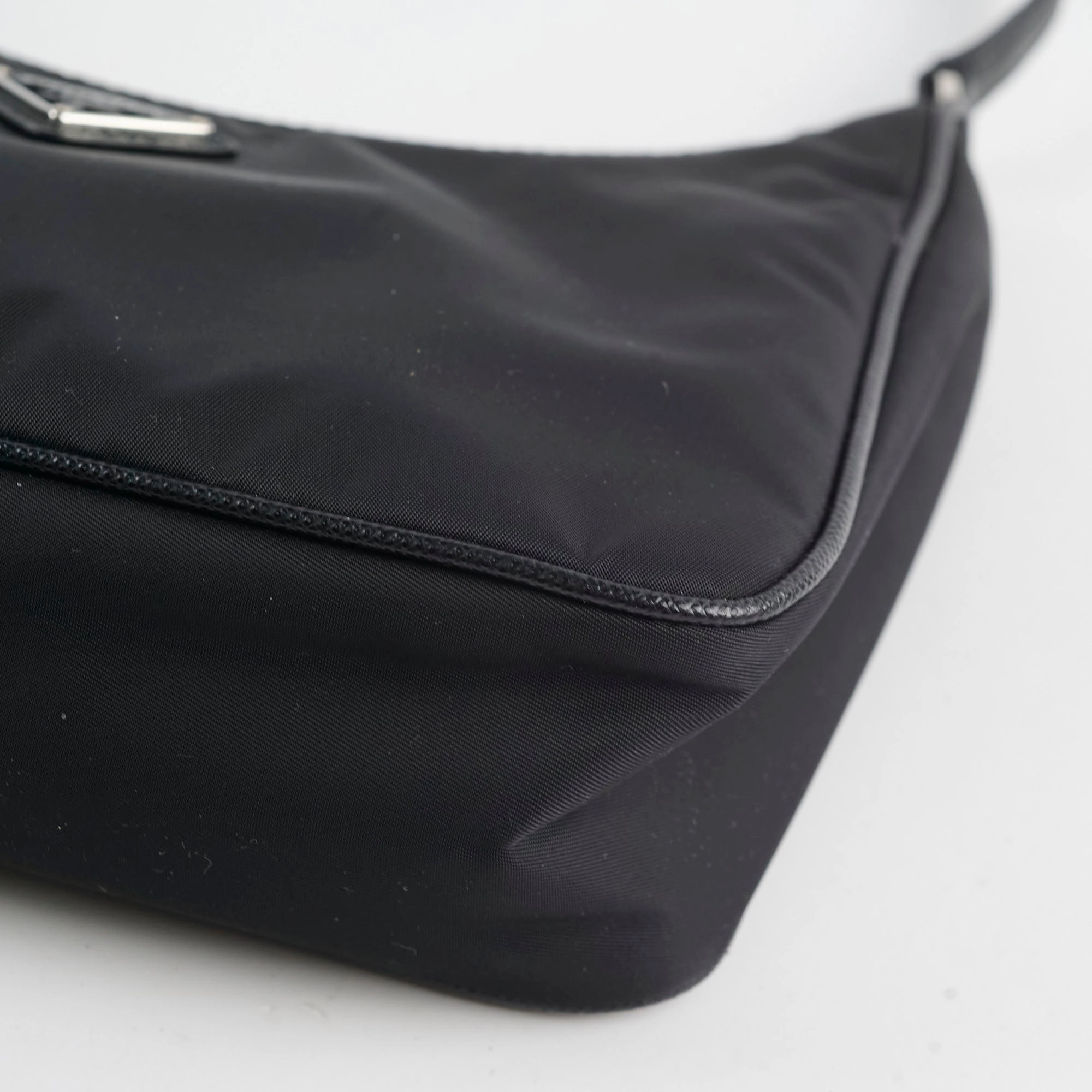 Prada shoulder bag Nylon 2005 Black