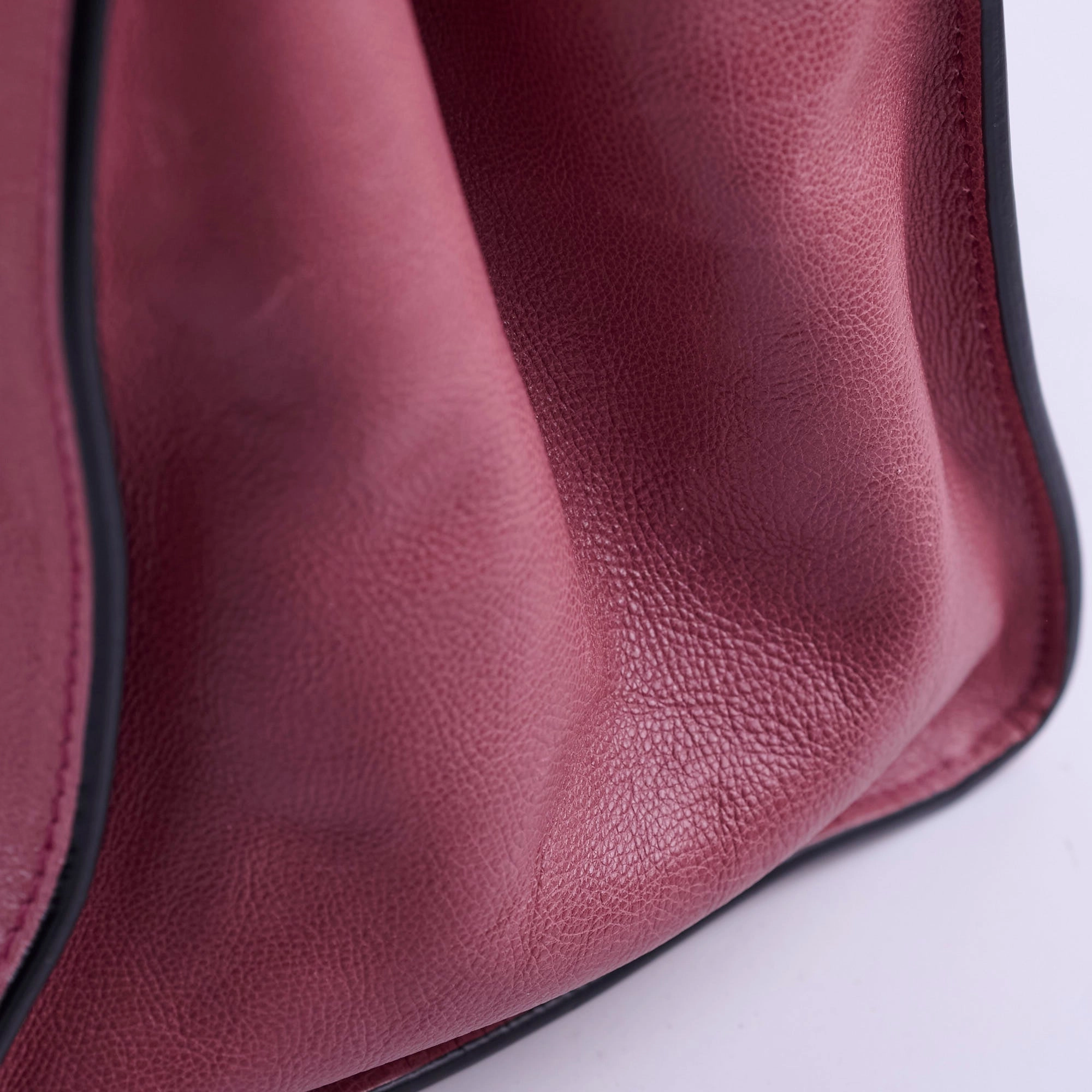 Prada Twin Pocket Leather Tote Pink