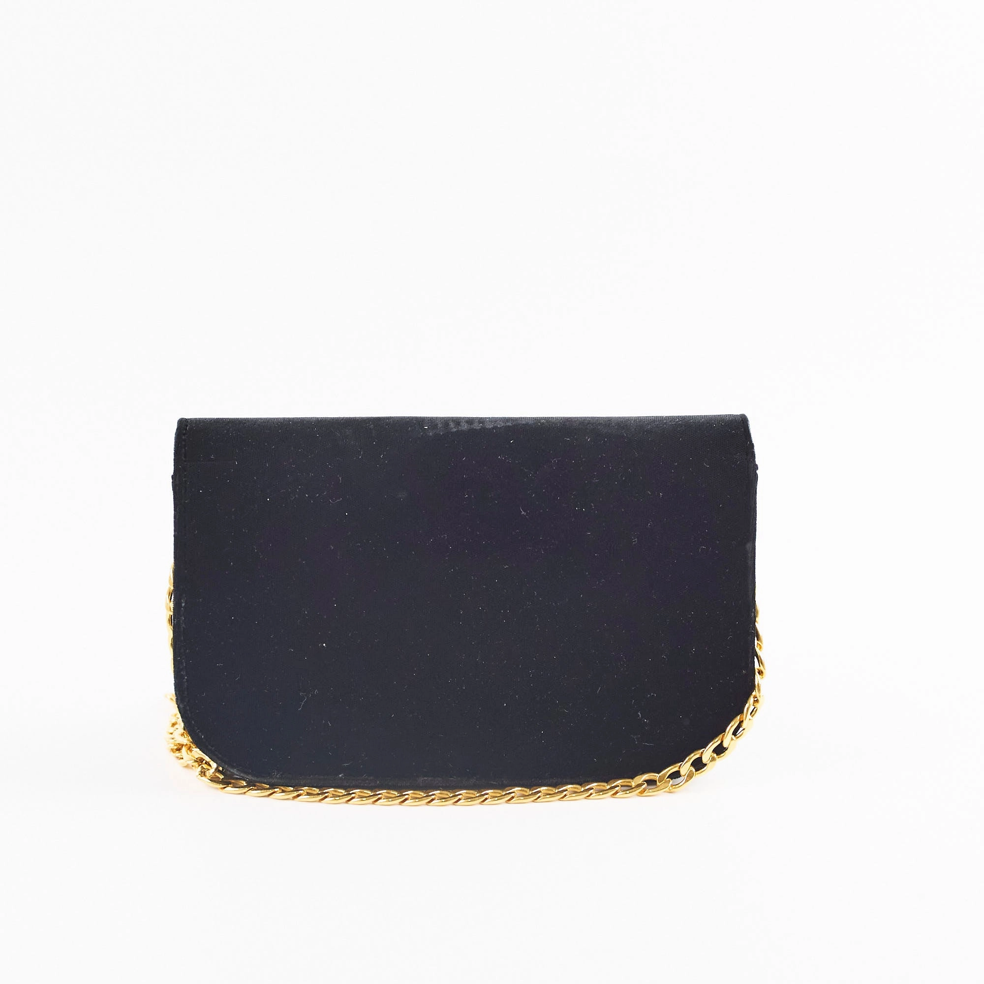 Prada Velvet Crossbody Bag Black