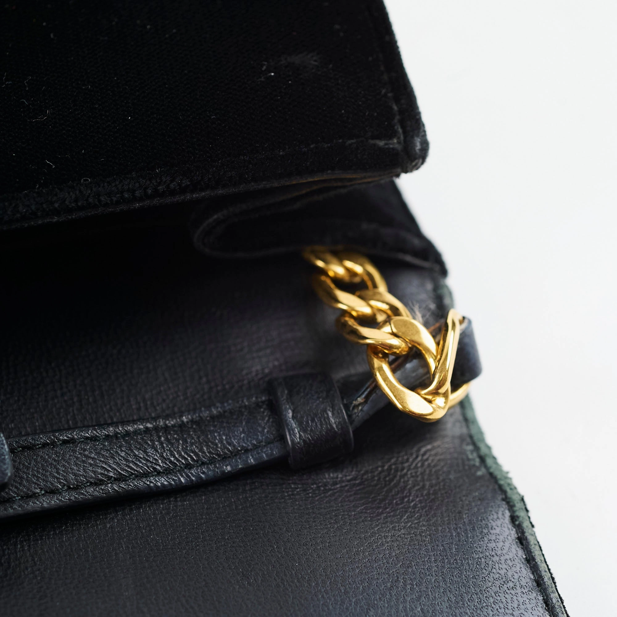 Prada Velvet Crossbody Bag Black