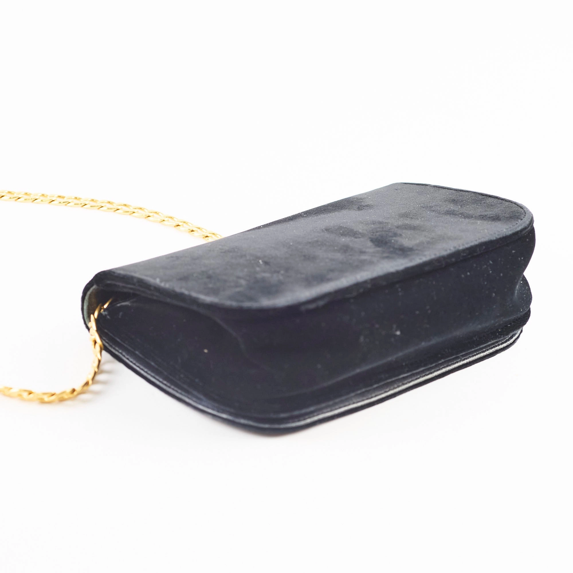 Prada Velvet Crossbody Bag Black