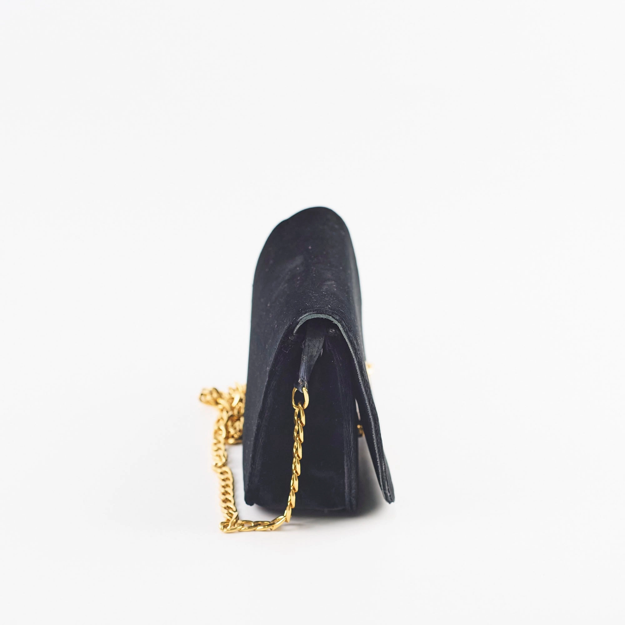 Prada Velvet Crossbody Bag Black