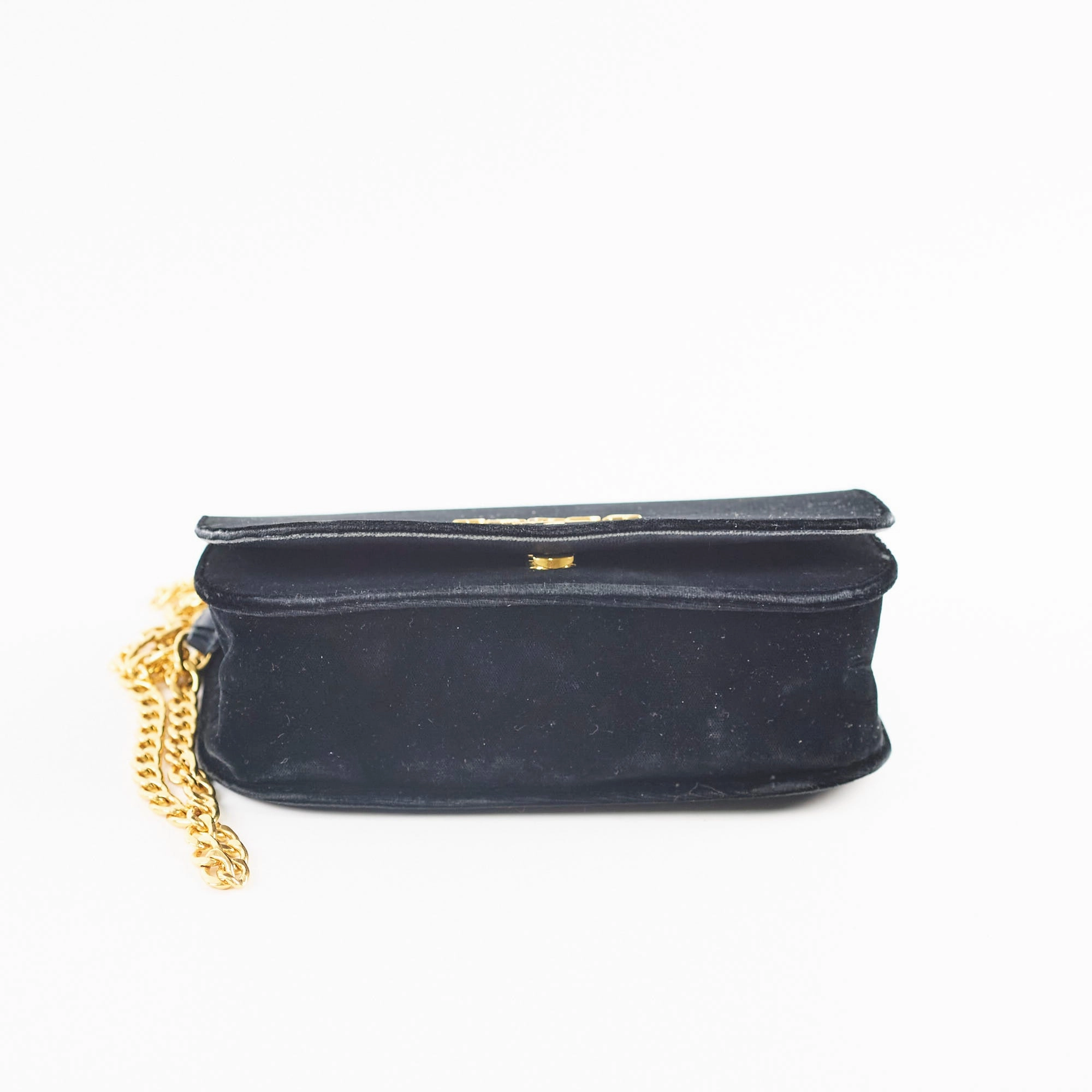 Prada Velvet Crossbody Bag Black