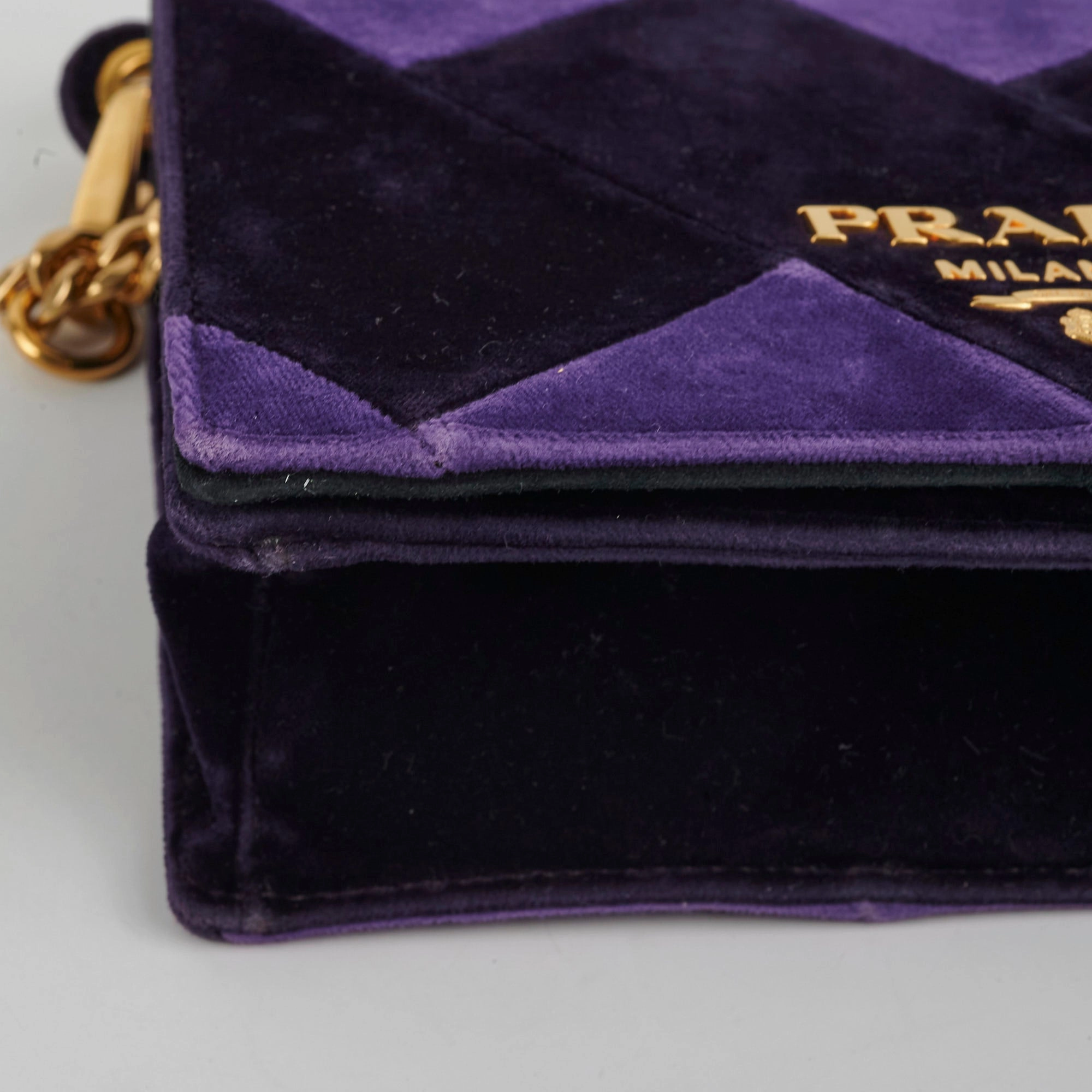 Prada Velvet Purple Crossbody