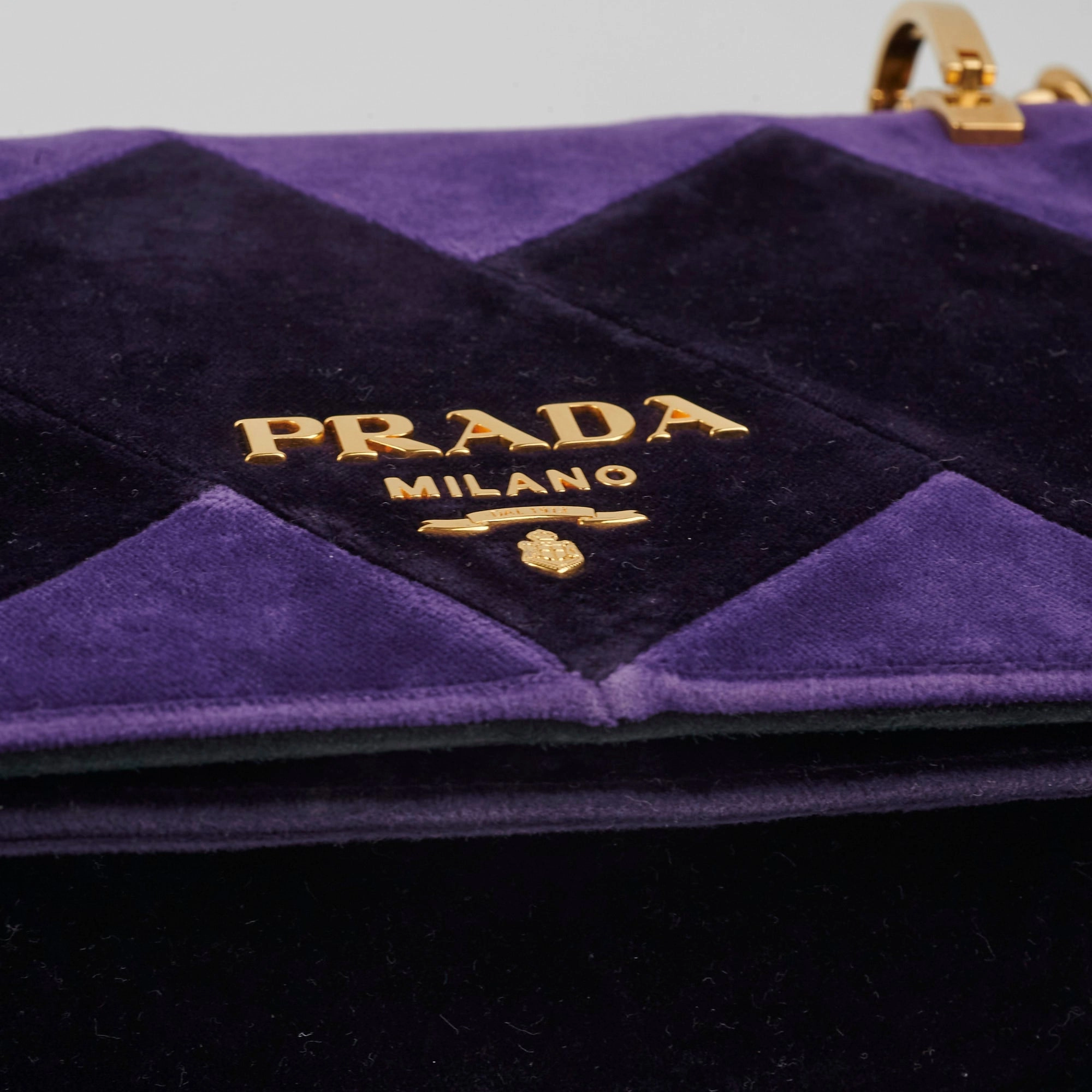 Prada Velvet Purple Crossbody